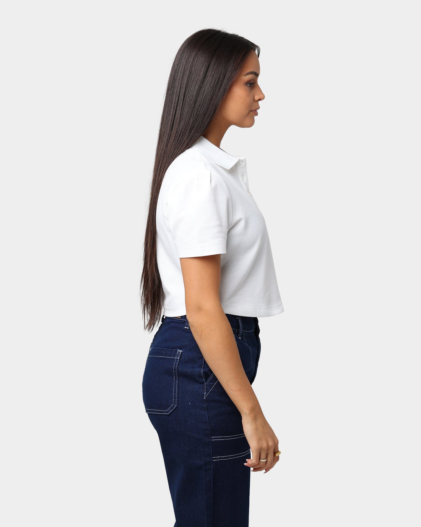 National Collegiate Athletic Association Women's UNC Tennis Polo Shirt White