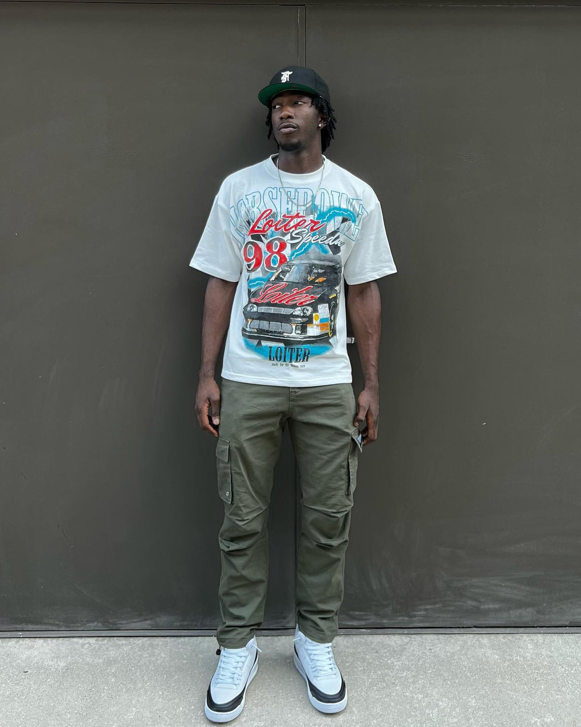 Loiter Speedway T-Shirt Off White