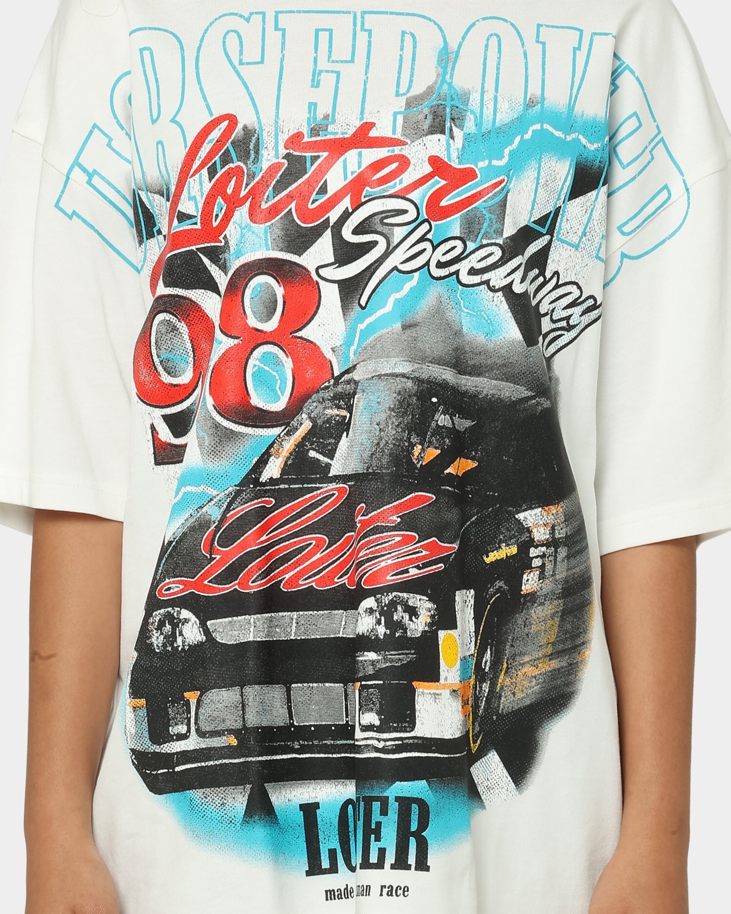 Loiter Speedway T-Shirt Off White Style001