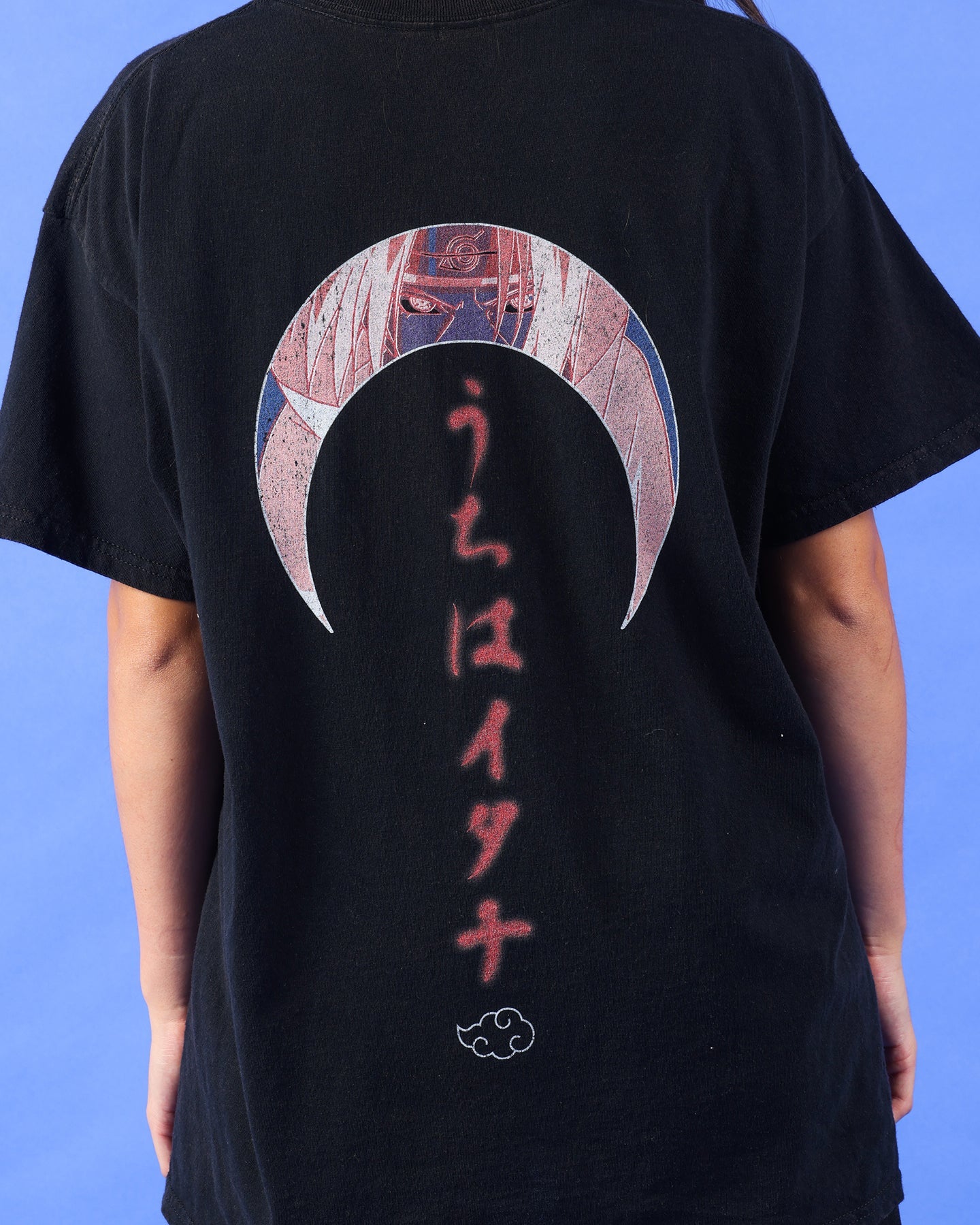 Goat Crew X Naruto Itachi Uchiha Premium Vintage T-Shirt Vintage Black Style001