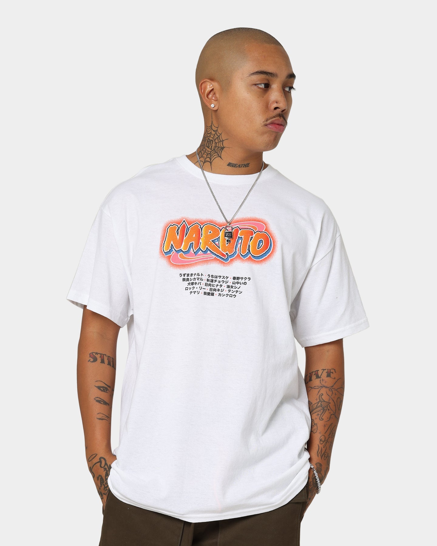 Goat Crew X Naruto Shinobi T-Shirt White