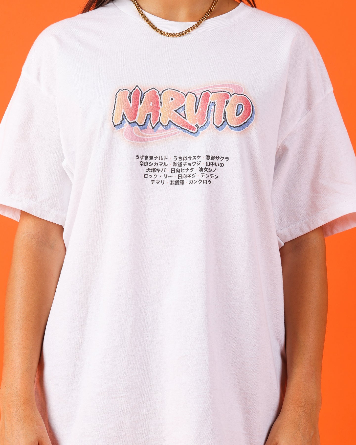 Goat Crew X Naruto Shinobi T-Shirt White Style001