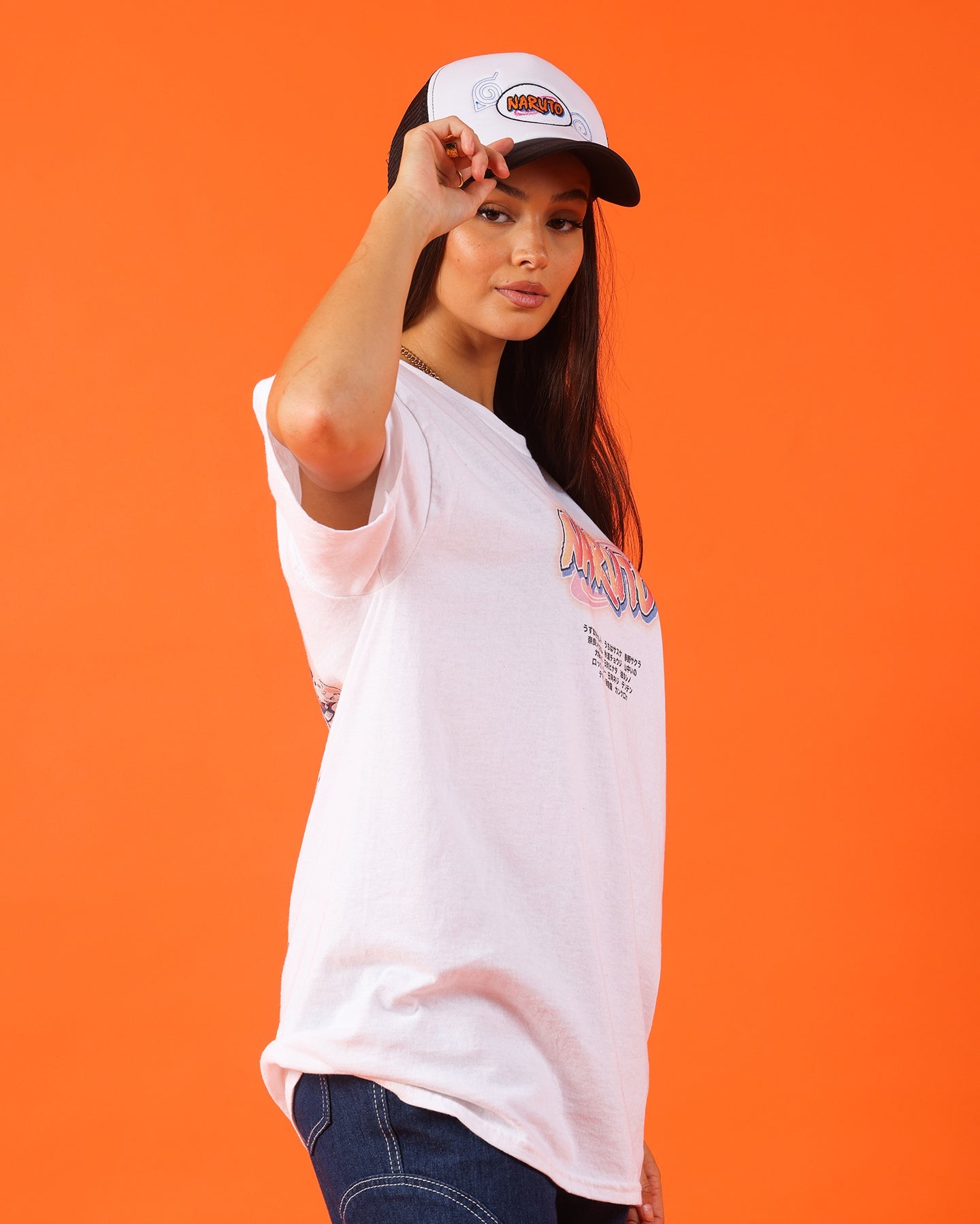 Goat Crew X Naruto Shinobi T-Shirt White Style001