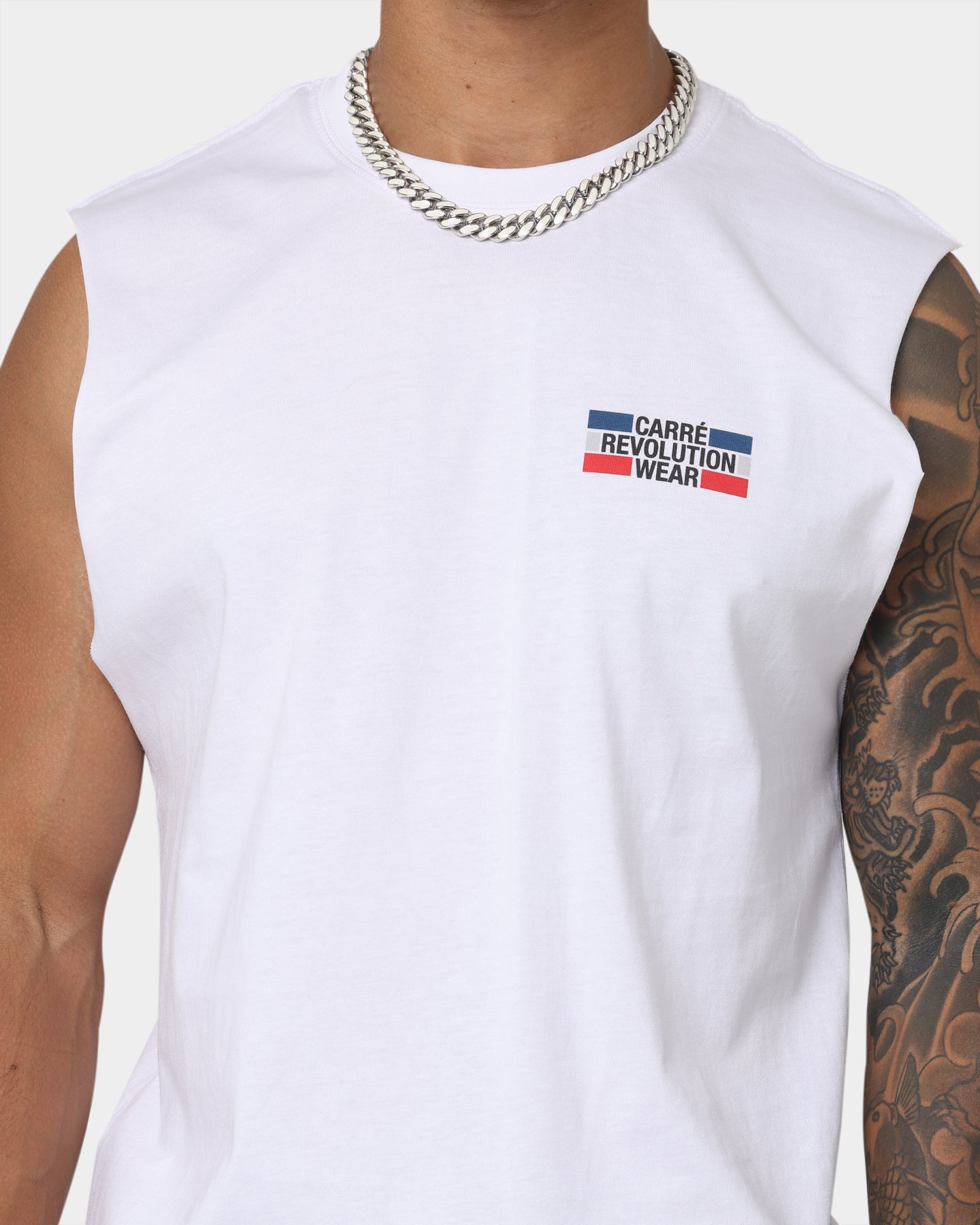 Carre Carr√©-CRV Muscle T-Shirt White