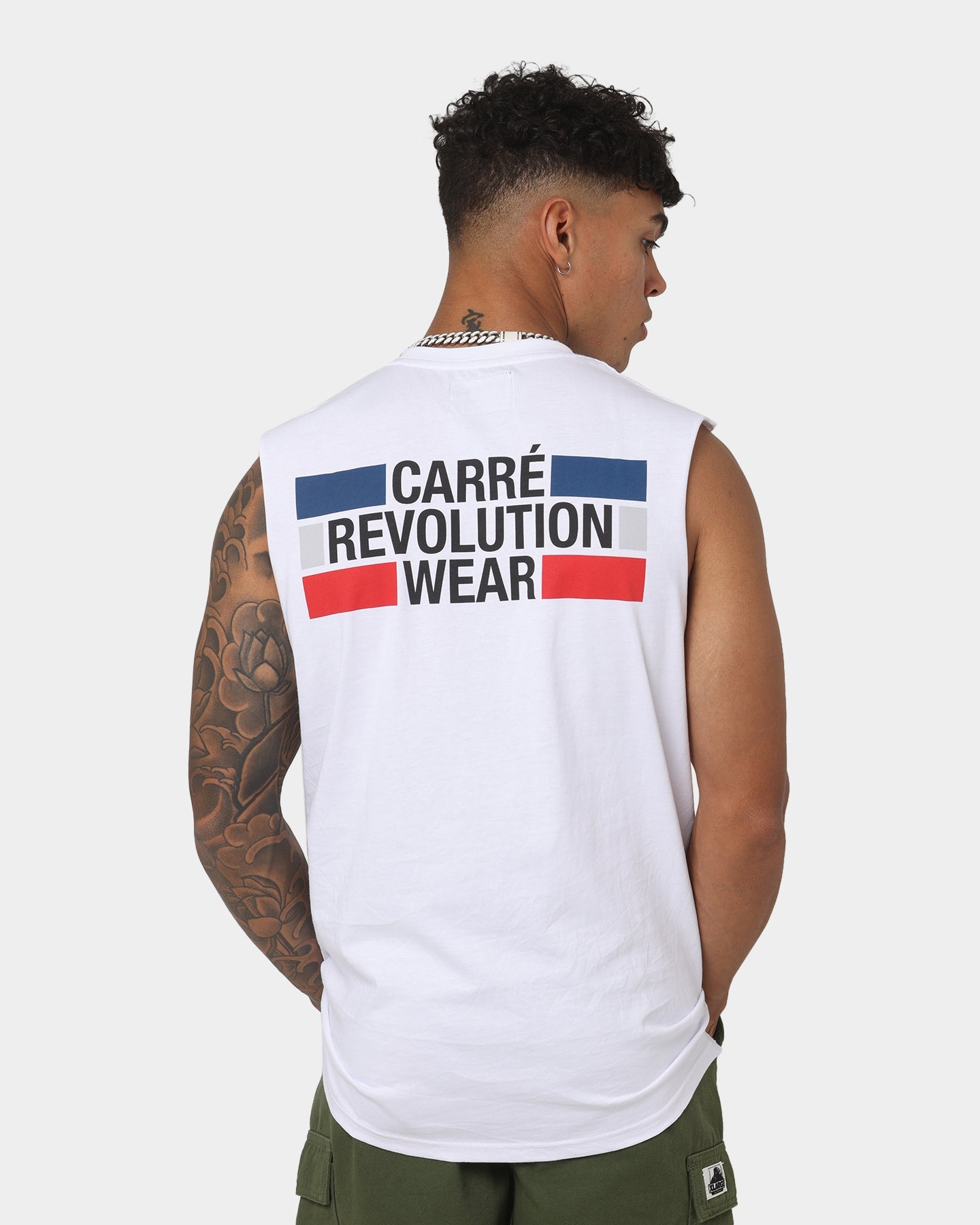 Carre Carr√©-CRV Muscle T-Shirt White