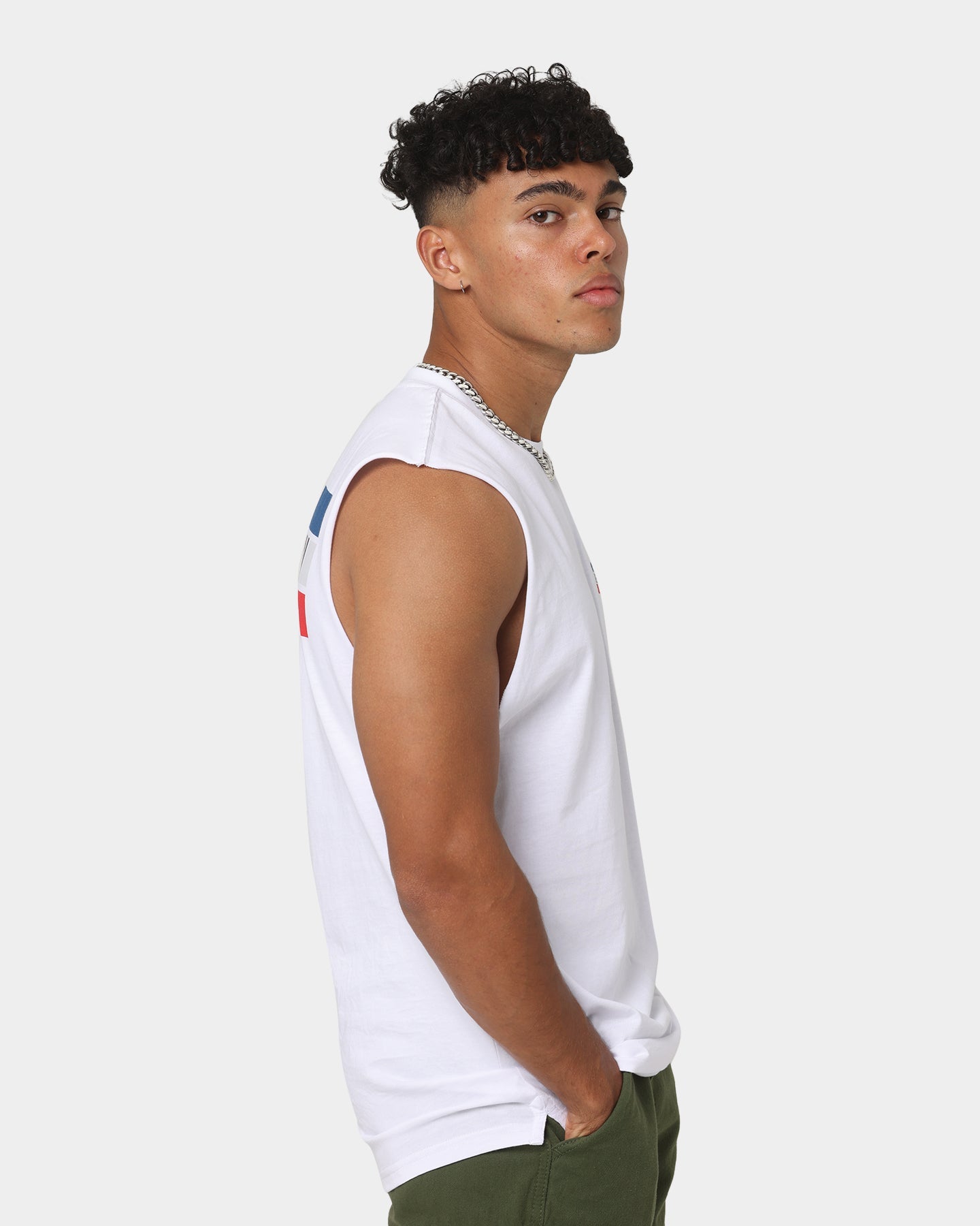 Carre Carr√©-CRV Muscle T-Shirt White