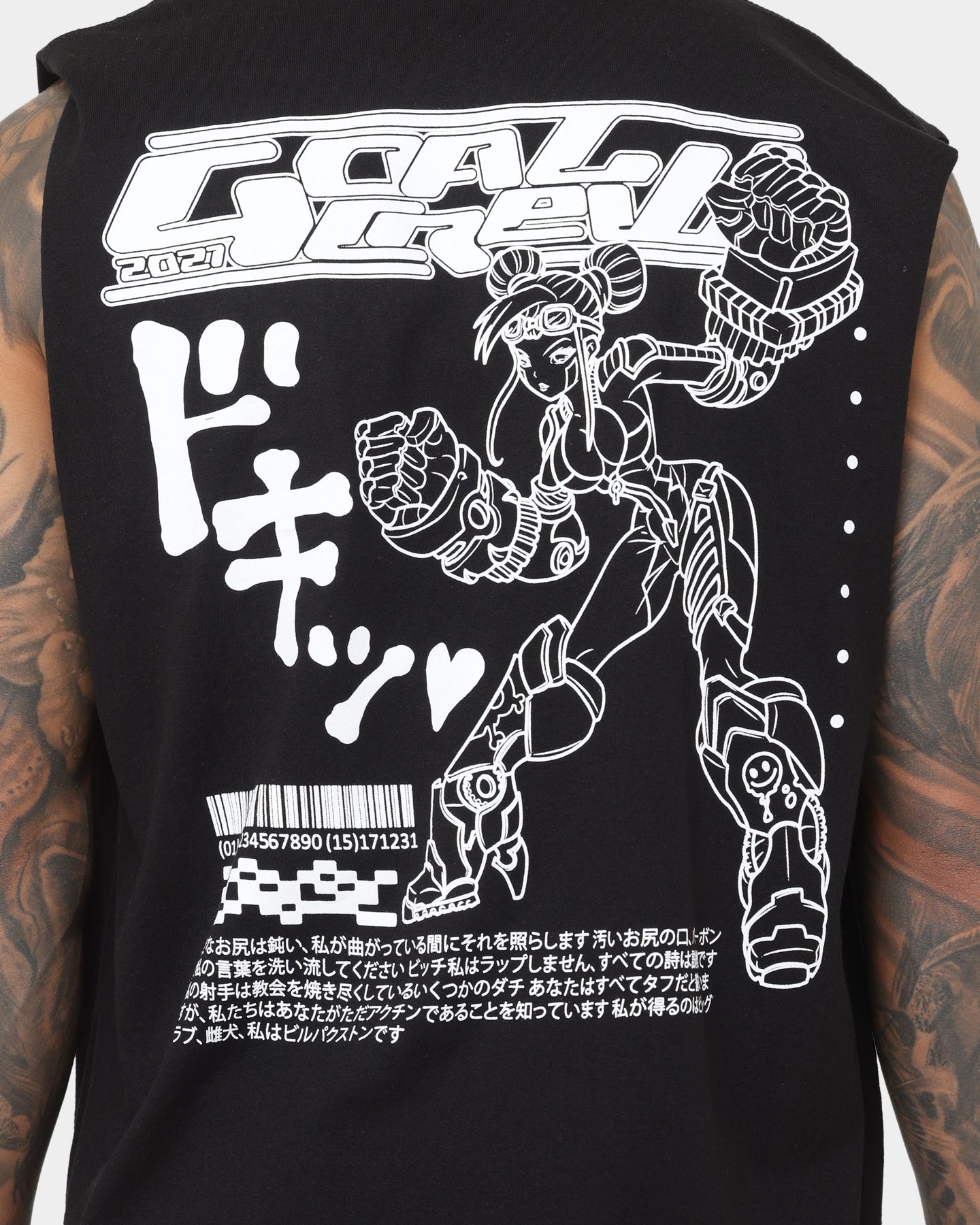 Goat Crew Kyoto Muscle T-Shirt Black