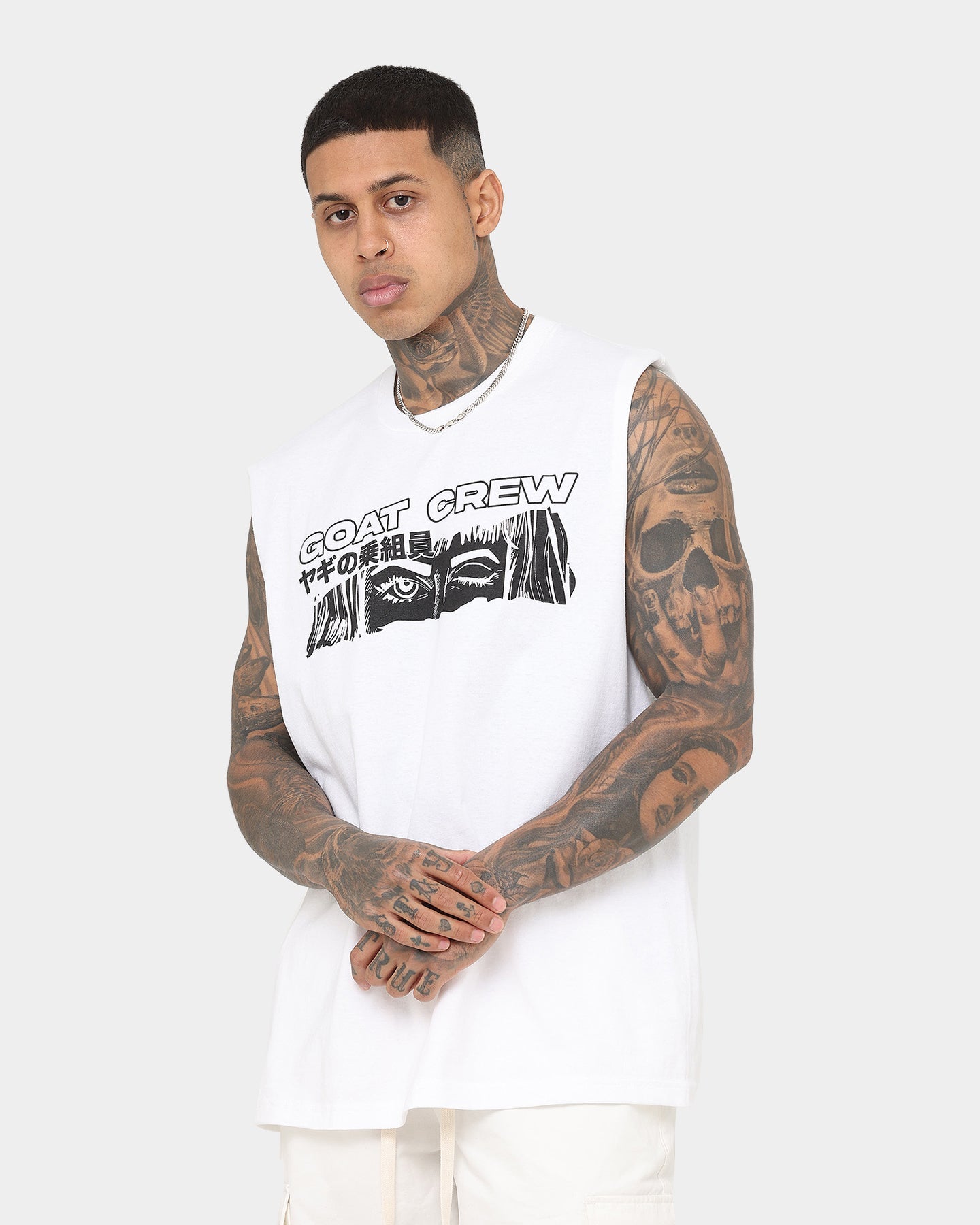 Goat Crew Niseko Muscle T-Shirt White