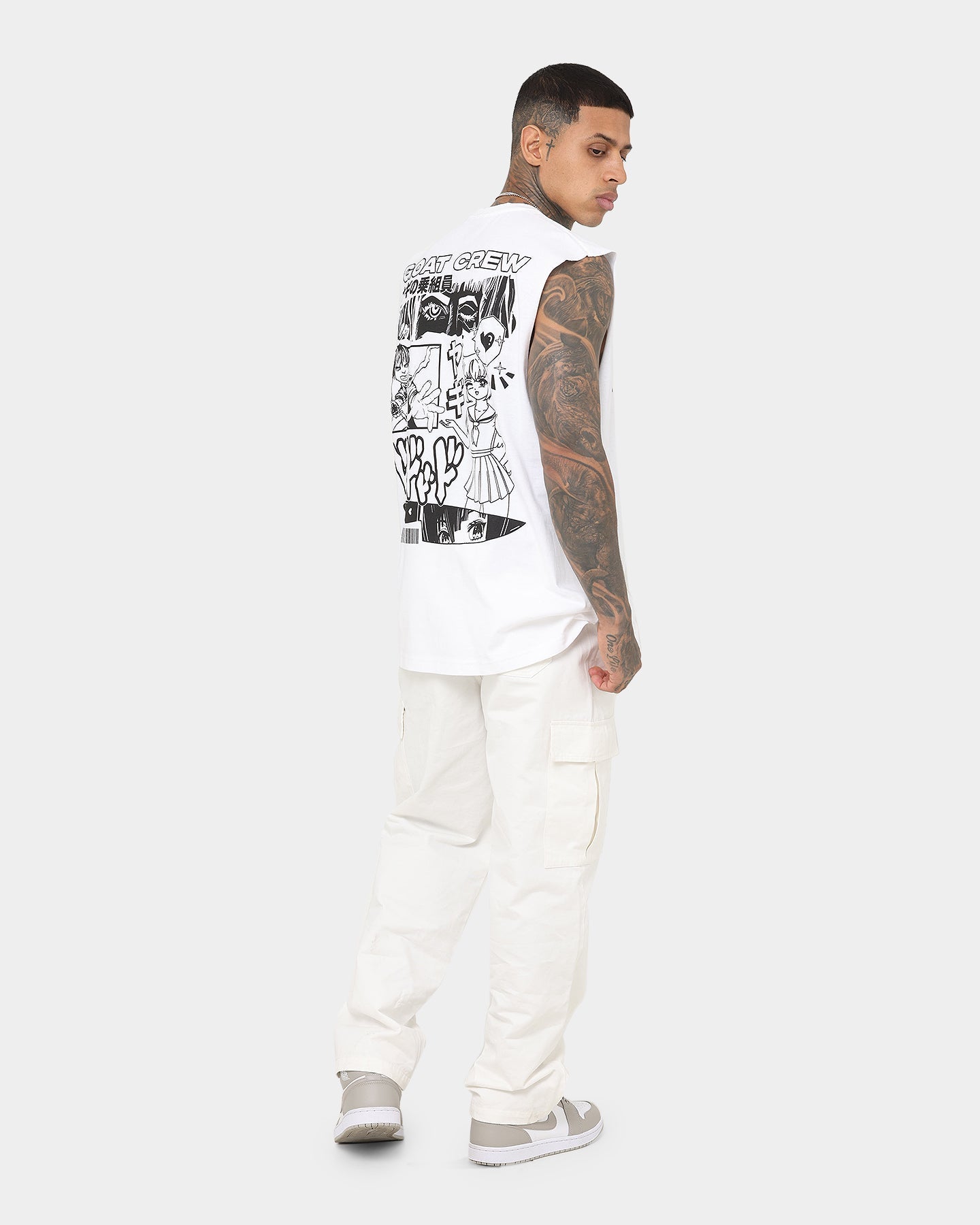 Goat Crew Niseko Muscle T-Shirt White