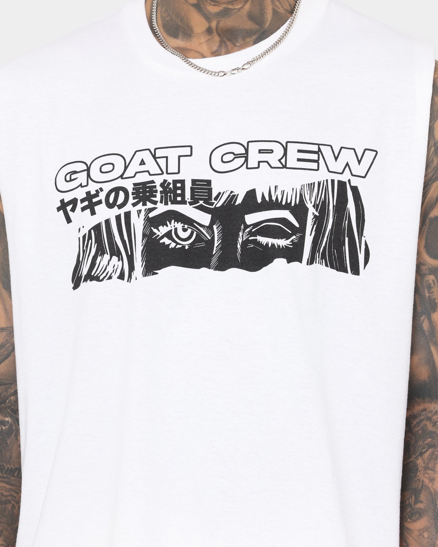Goat Crew Niseko Muscle T-Shirt White