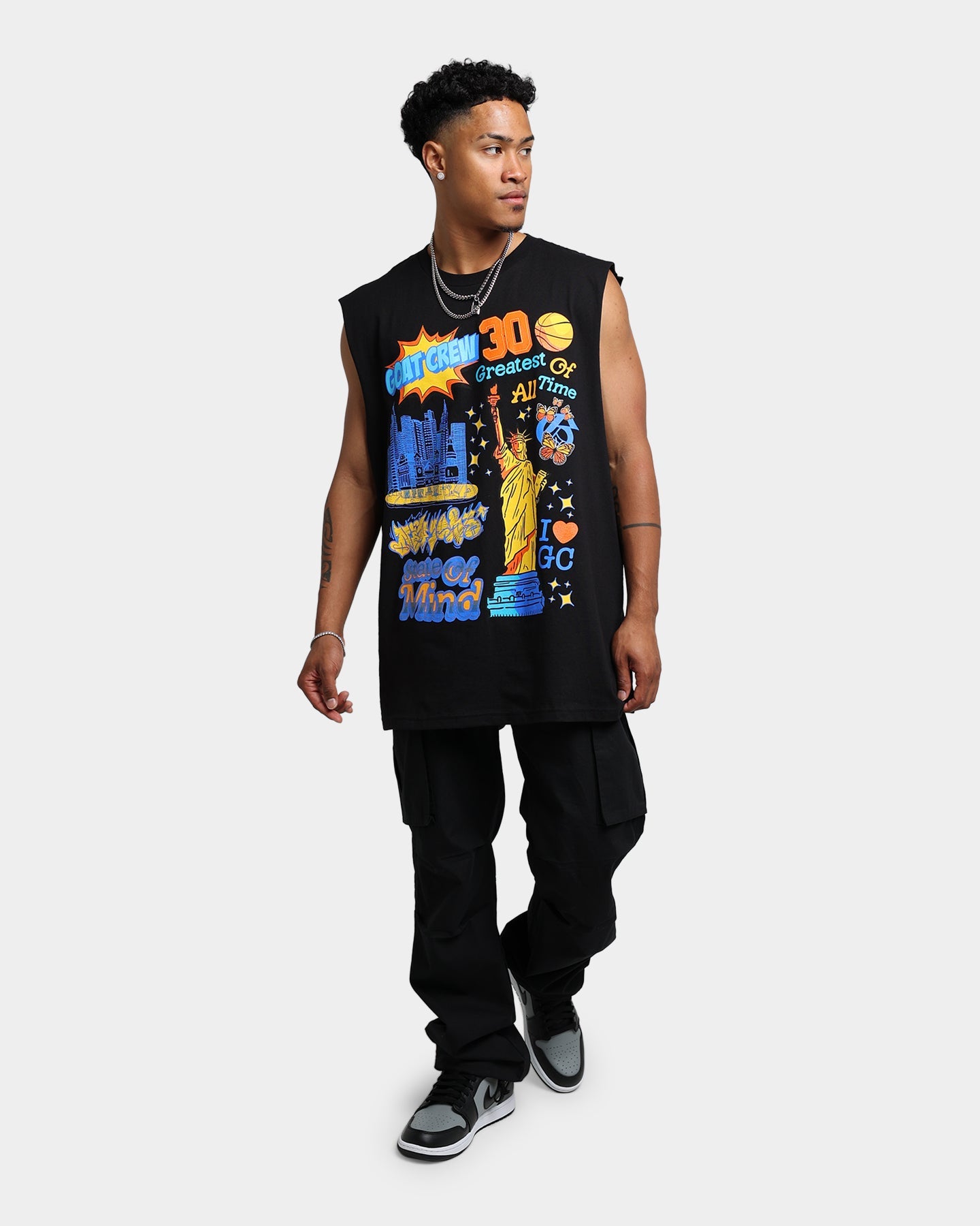 Goat Crew State Of Mind Muscle T-Shirt Black