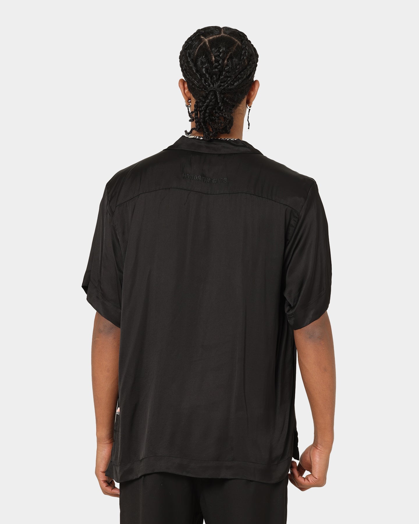 Honor The Gift Century Camp Button Up Shirt Black