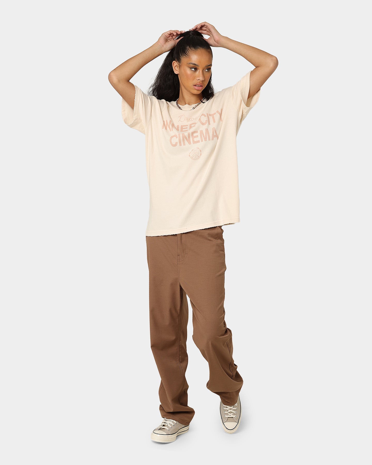 Honor The Gift Cinema T-Shirt Cream Style001