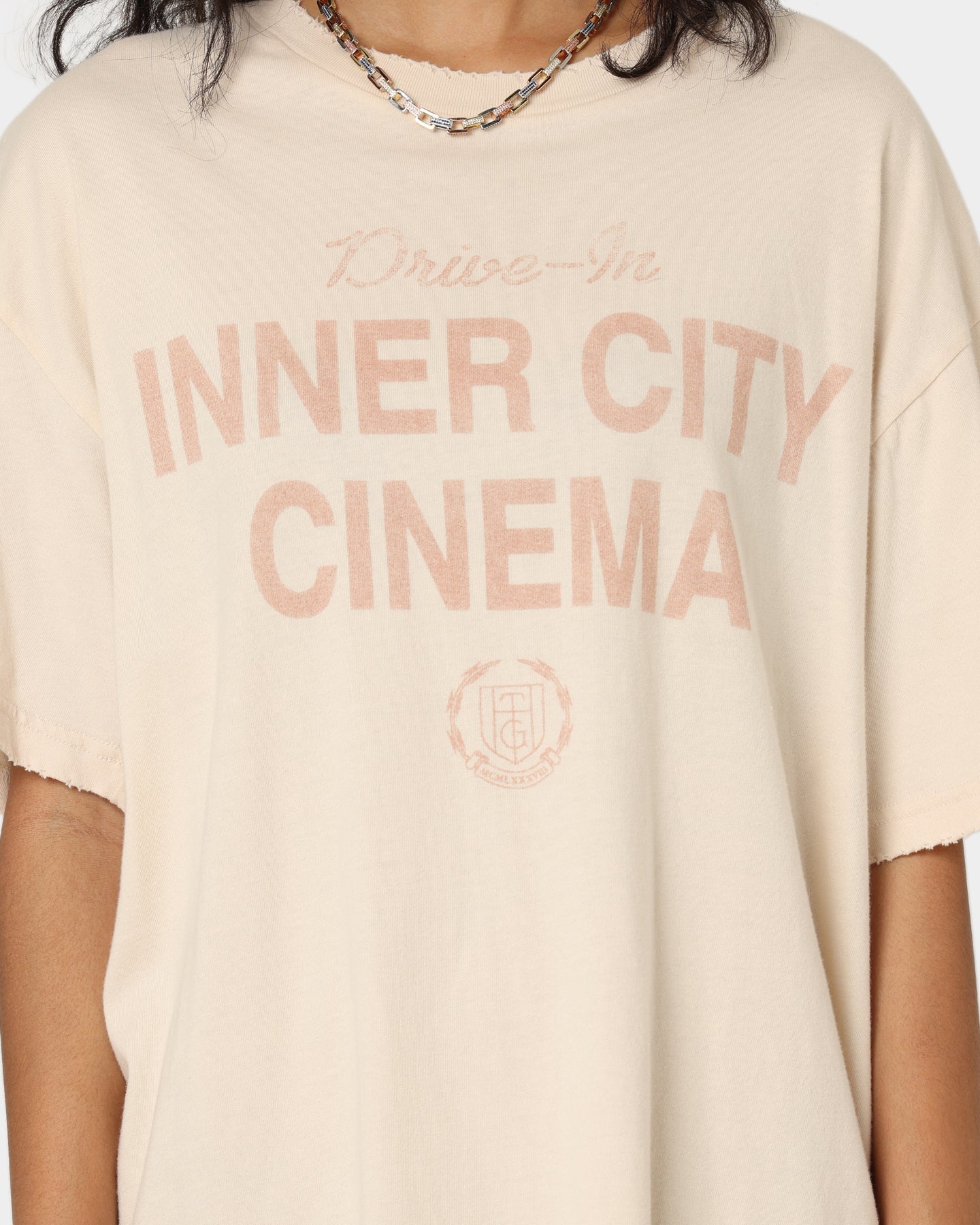 Honor The Gift Cinema T-Shirt Cream Style001