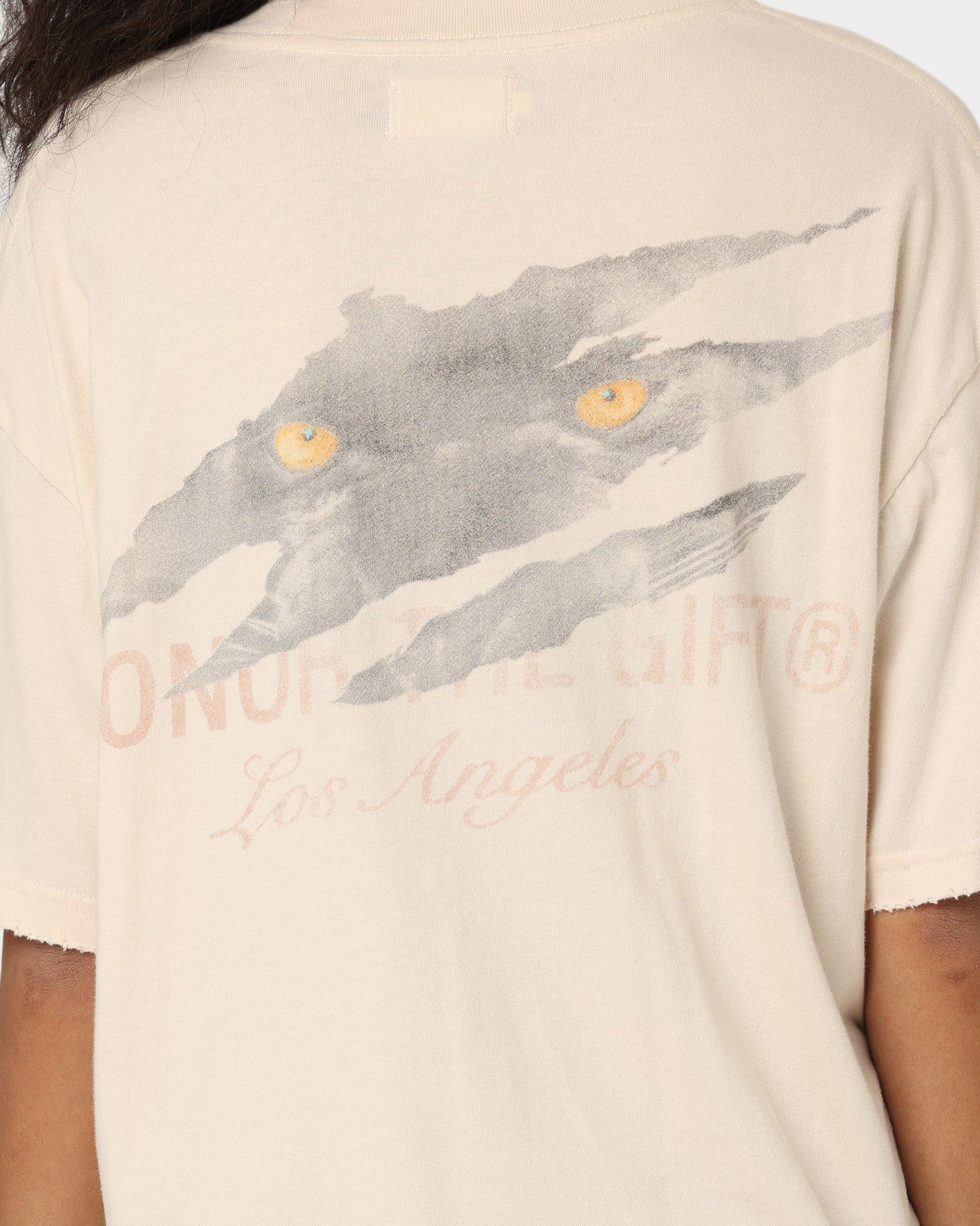 Honor The Gift Cinema T-Shirt Cream Style001