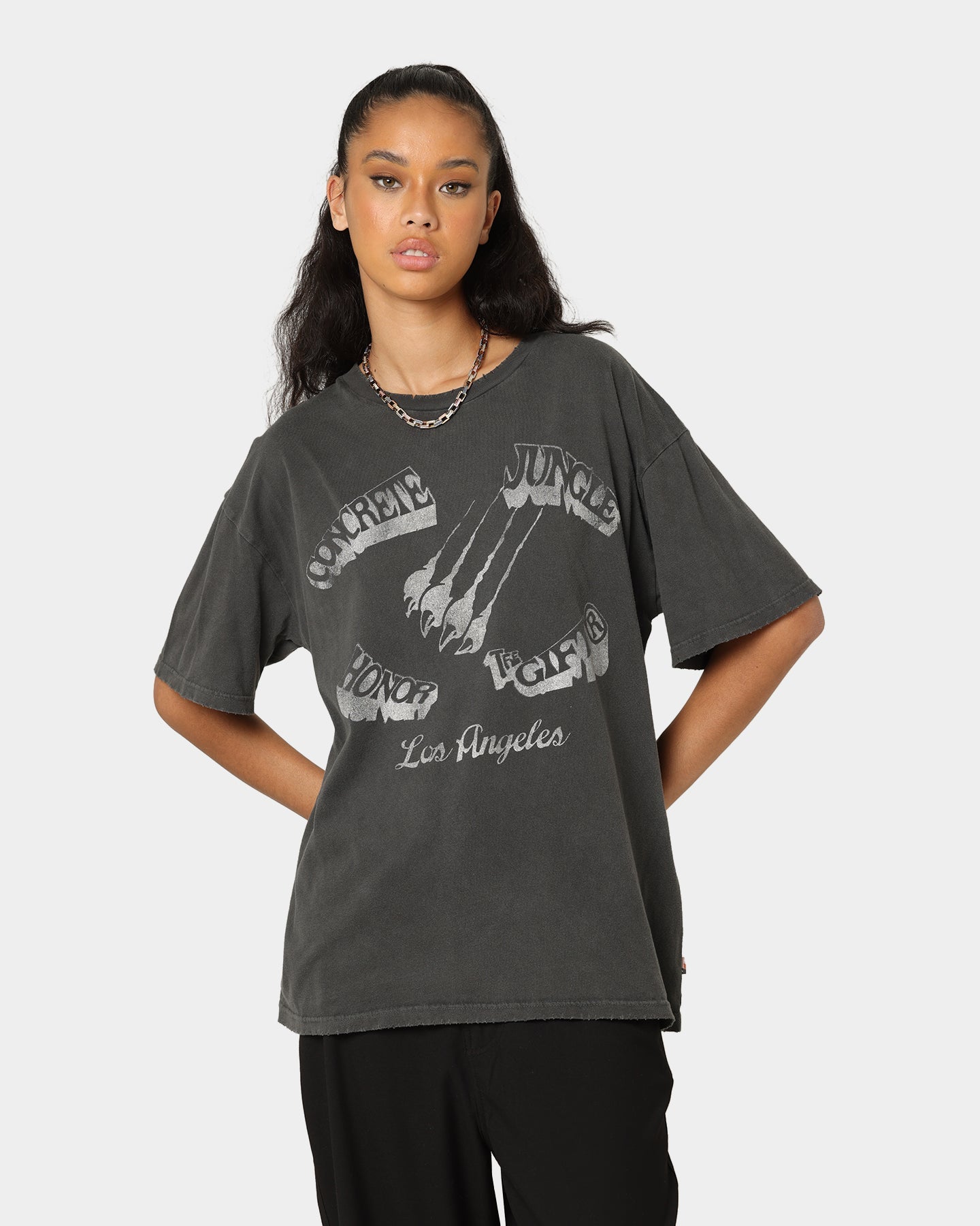 Honor The Gift Concrete Jungle T-Shirt Black Style001