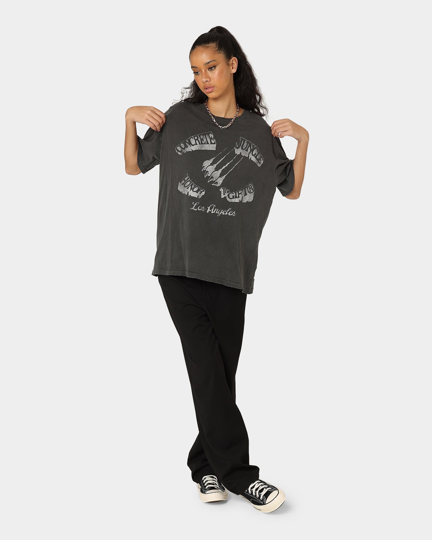 Honor The Gift Concrete Jungle T-Shirt Black Style001
