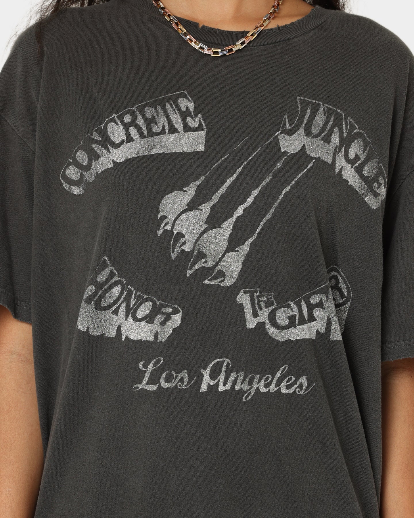 Honor The Gift Concrete Jungle T-Shirt Black Style001