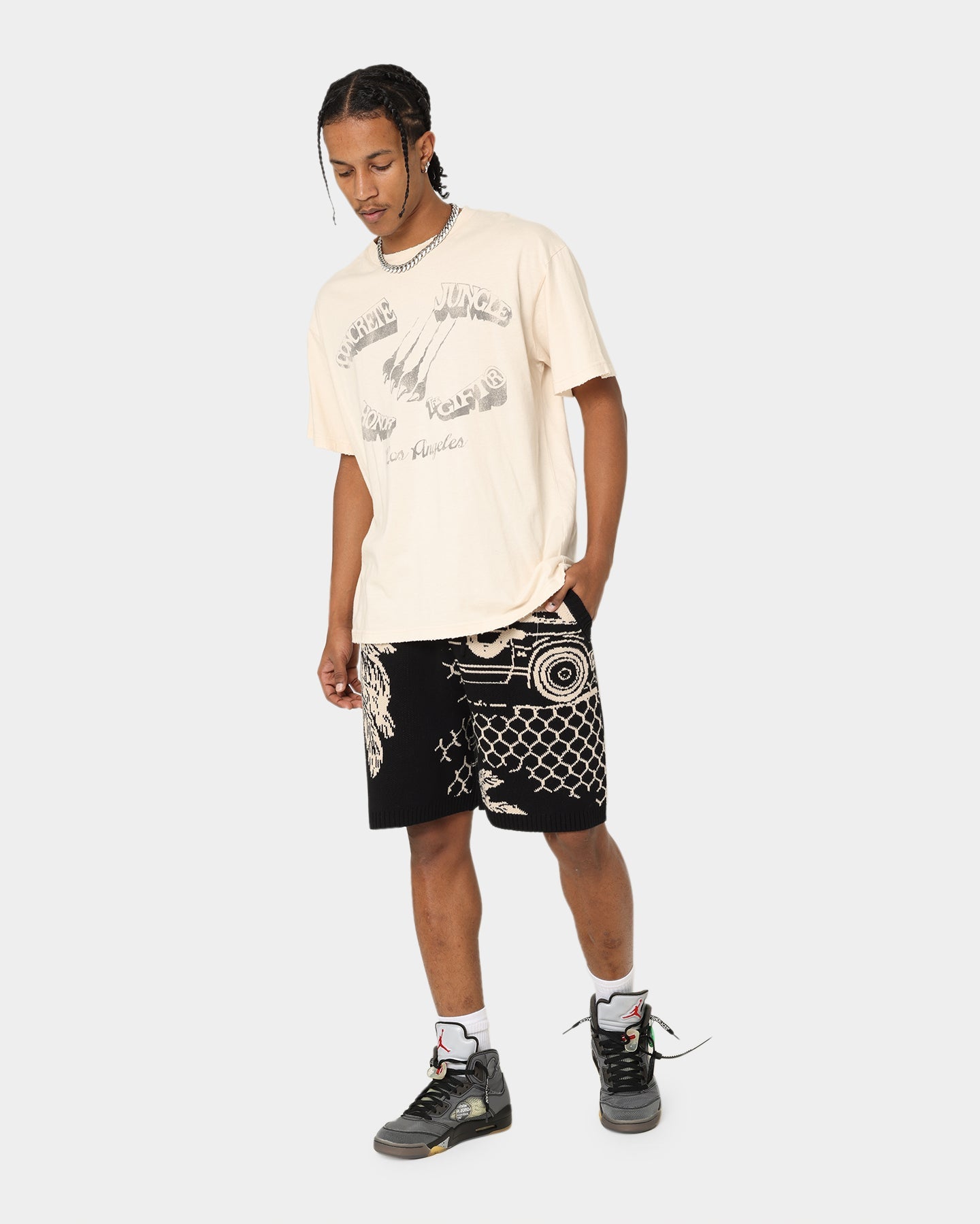 Honor The Gift Concrete Jungle T-Shirt Cream