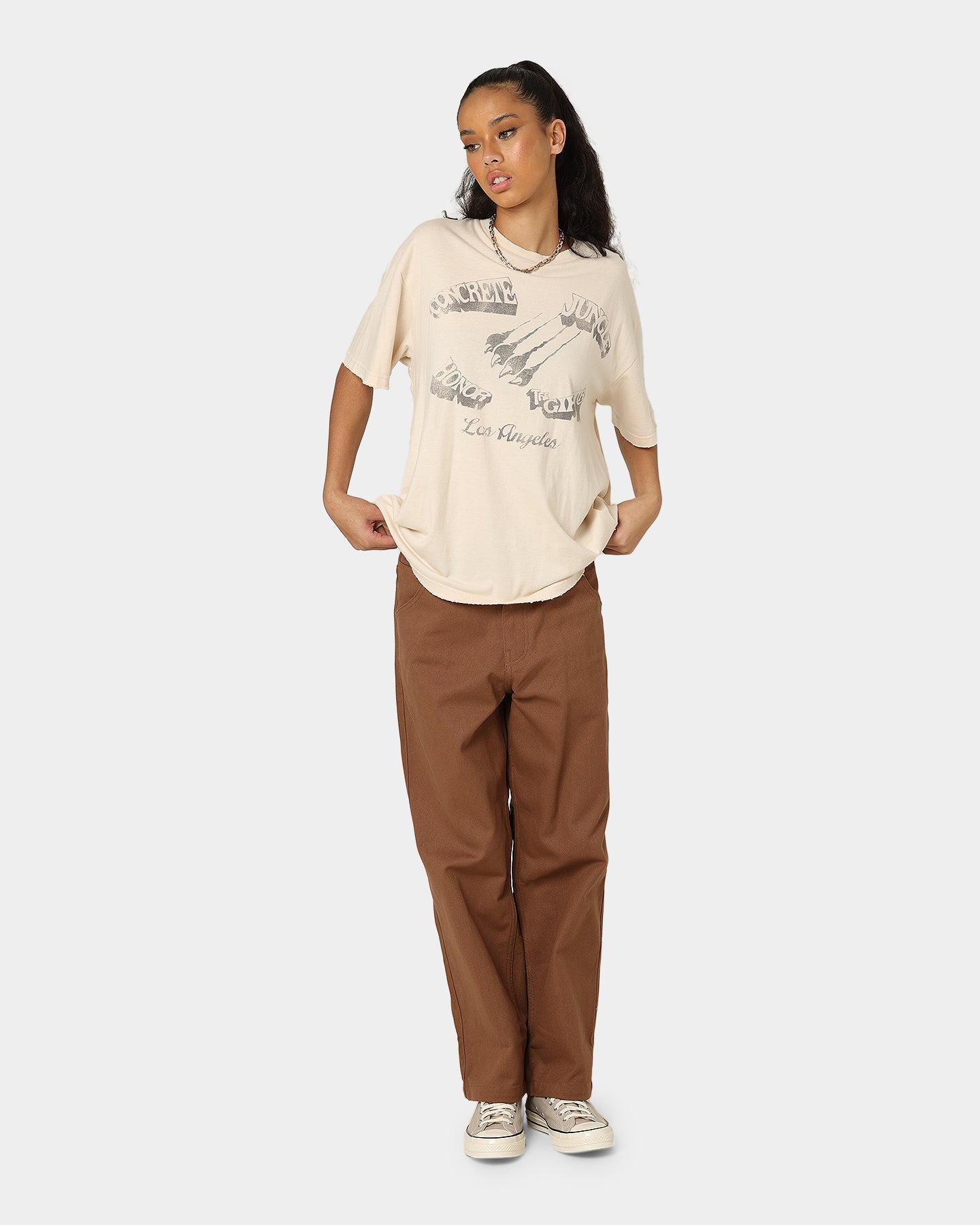Honor The Gift Concrete Jungle T-Shirt Cream Style001