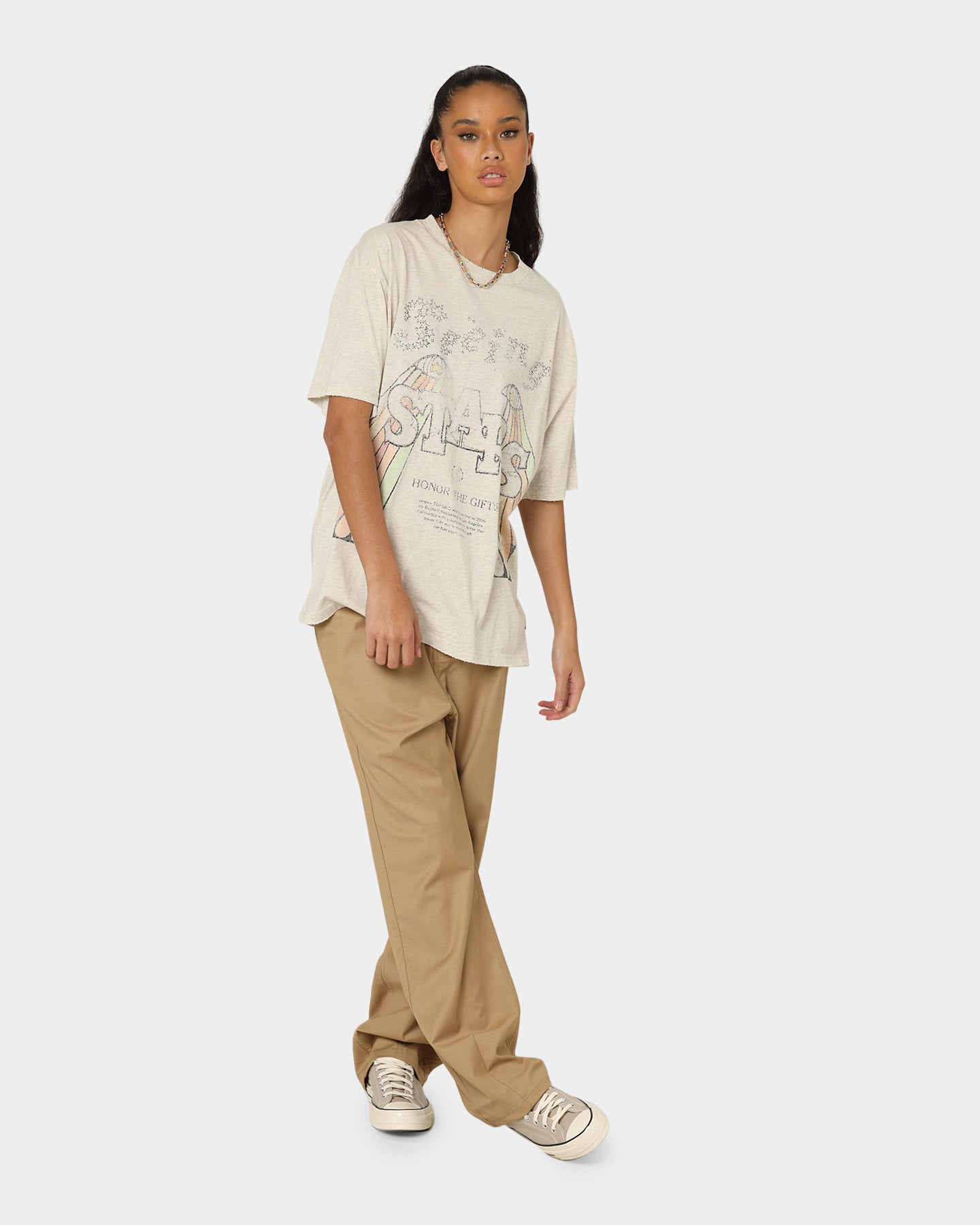 Honor The Gift Seeing Stars T-Shirt Oatmeal Style001