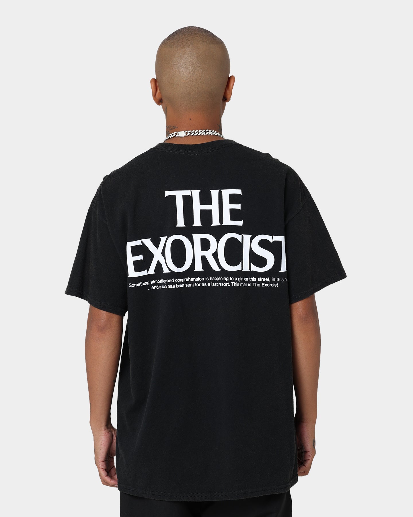 American Thrift X The Exorcist The Exorcist Face T-Shirt Black Wash