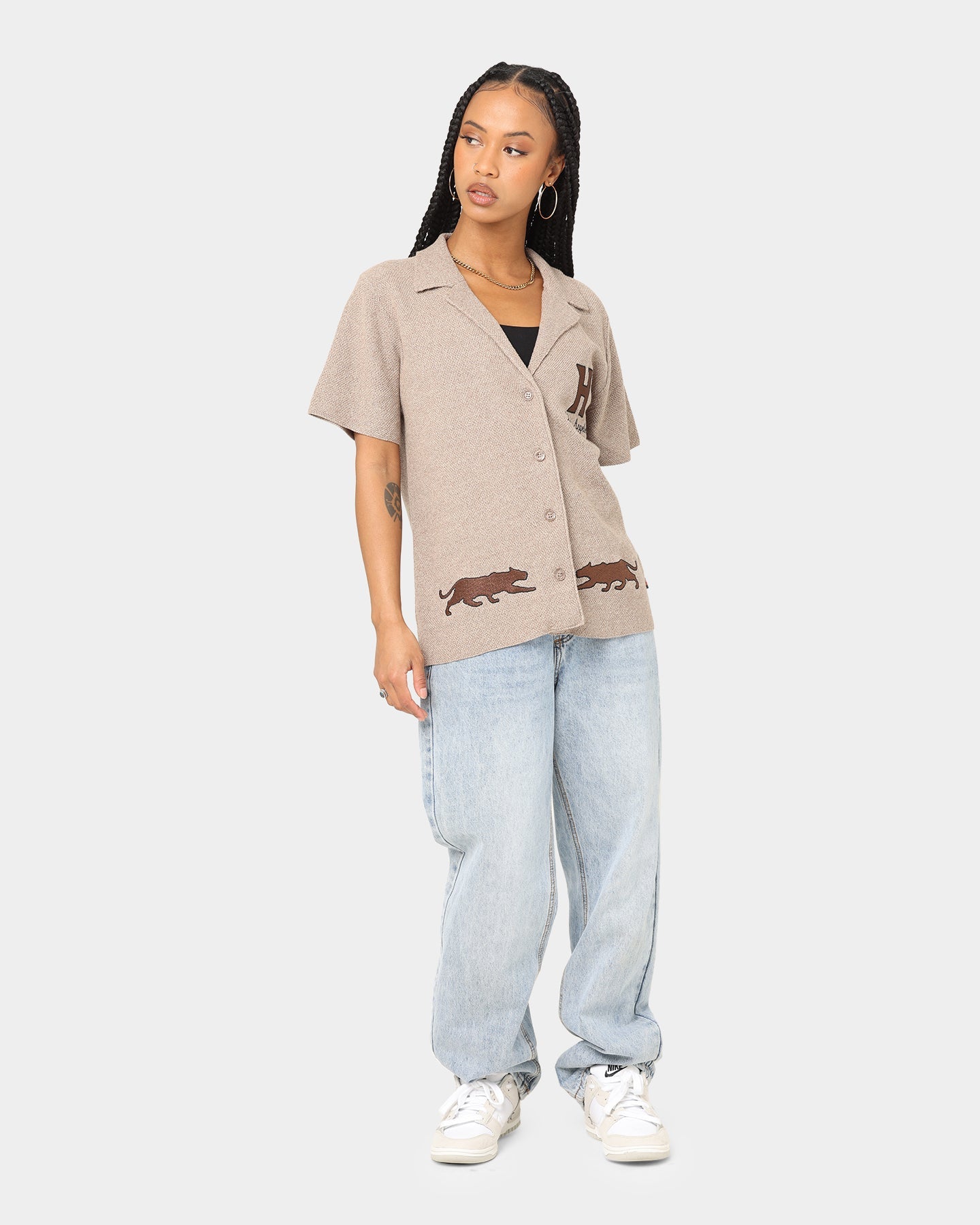 Honor The Gift Women's Jungle Camp Shirt Hickory