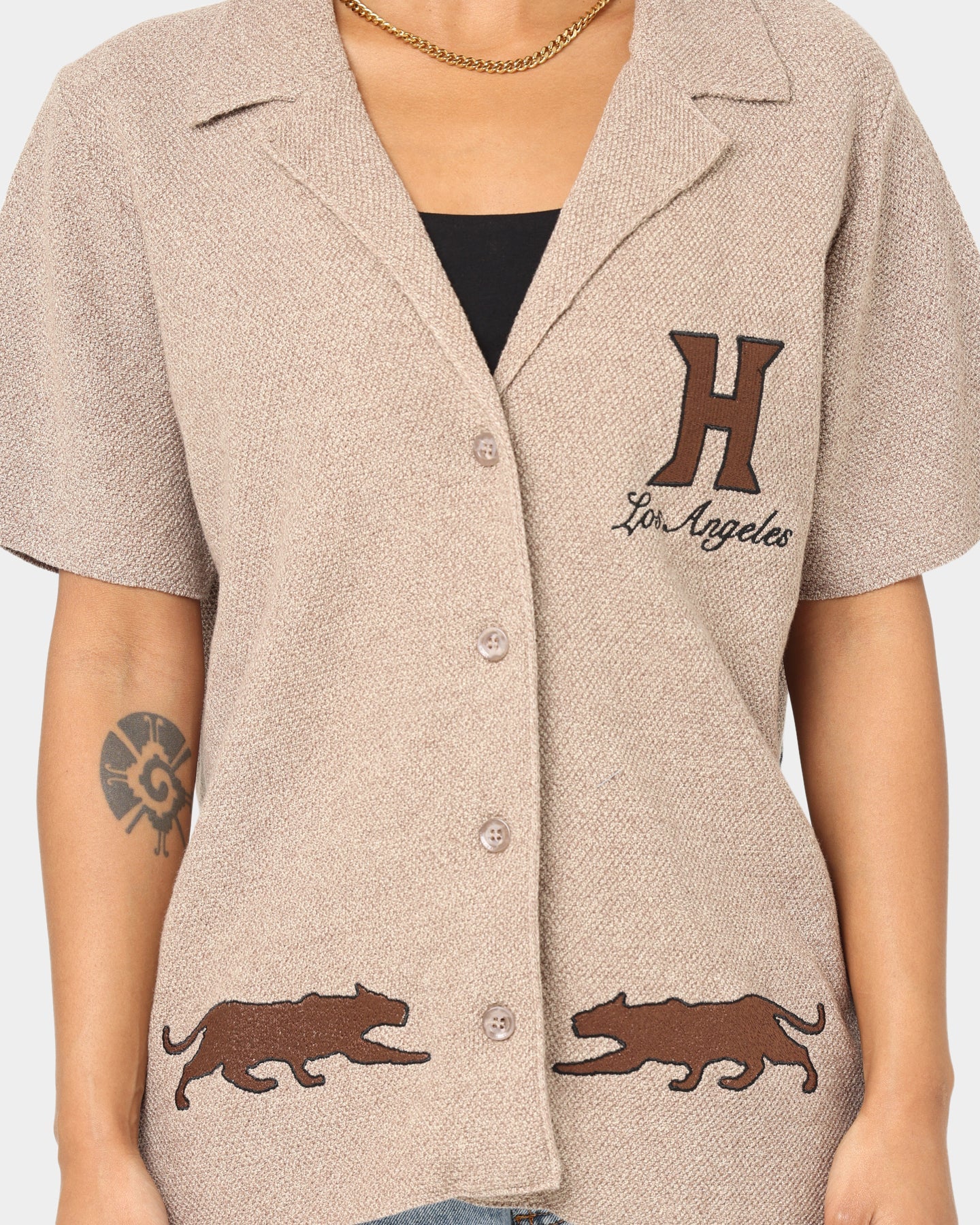 Honor The Gift Women's Jungle Camp Shirt Hickory