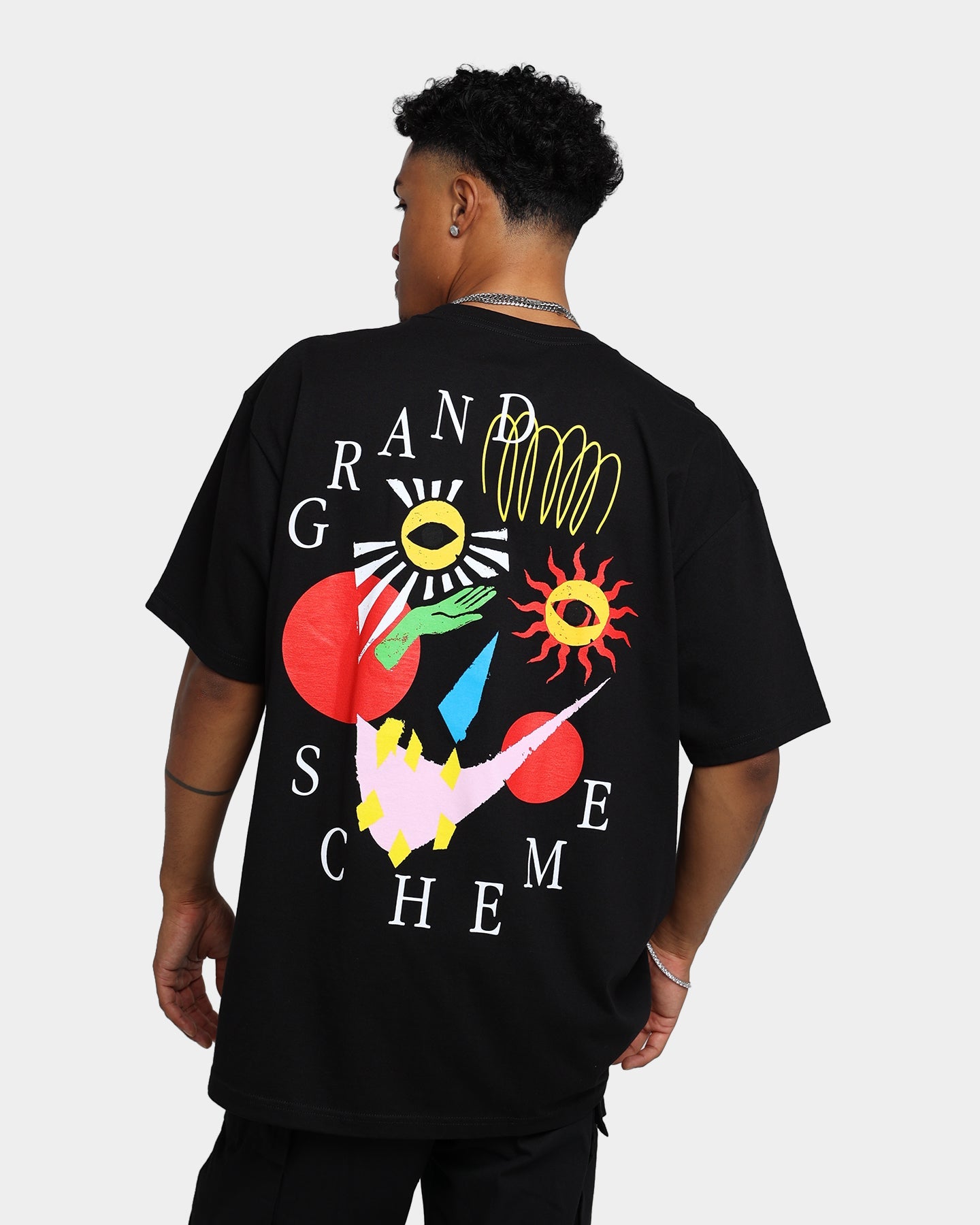 Grand Scheme Abstract T-Shirt Black