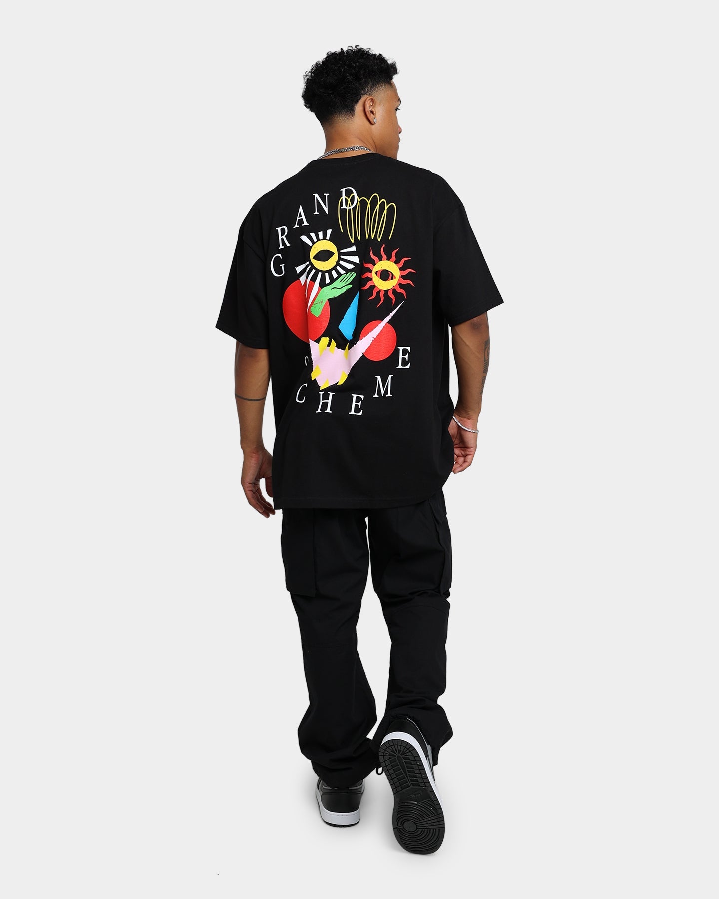 Grand Scheme Abstract T-Shirt Black