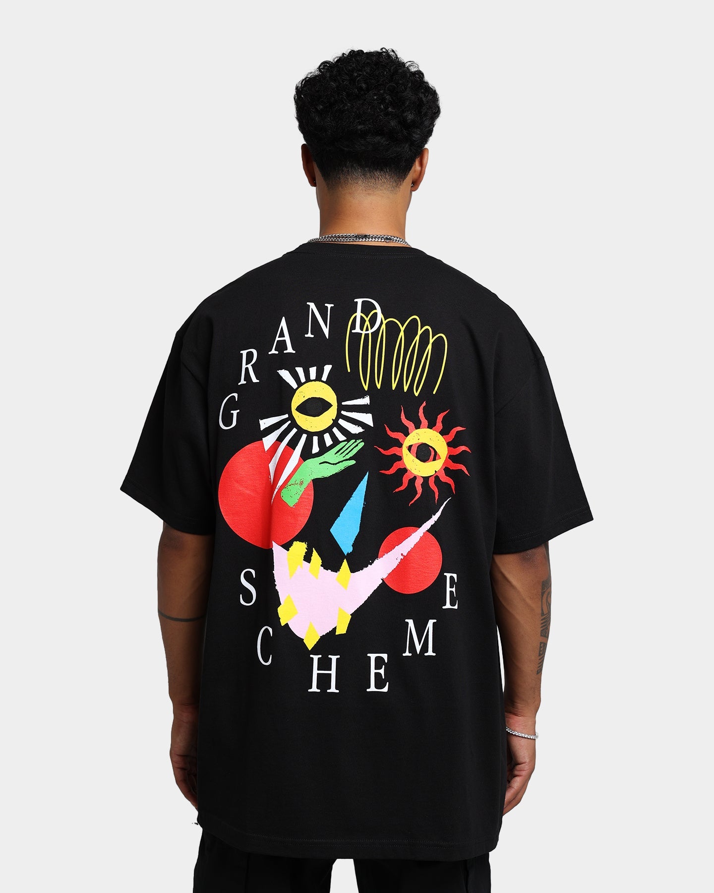 Grand Scheme Abstract T-Shirt Black