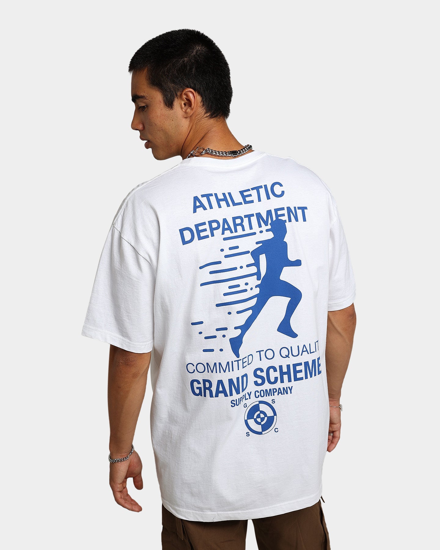 Grand Scheme Athletic Department T-Shirt White
