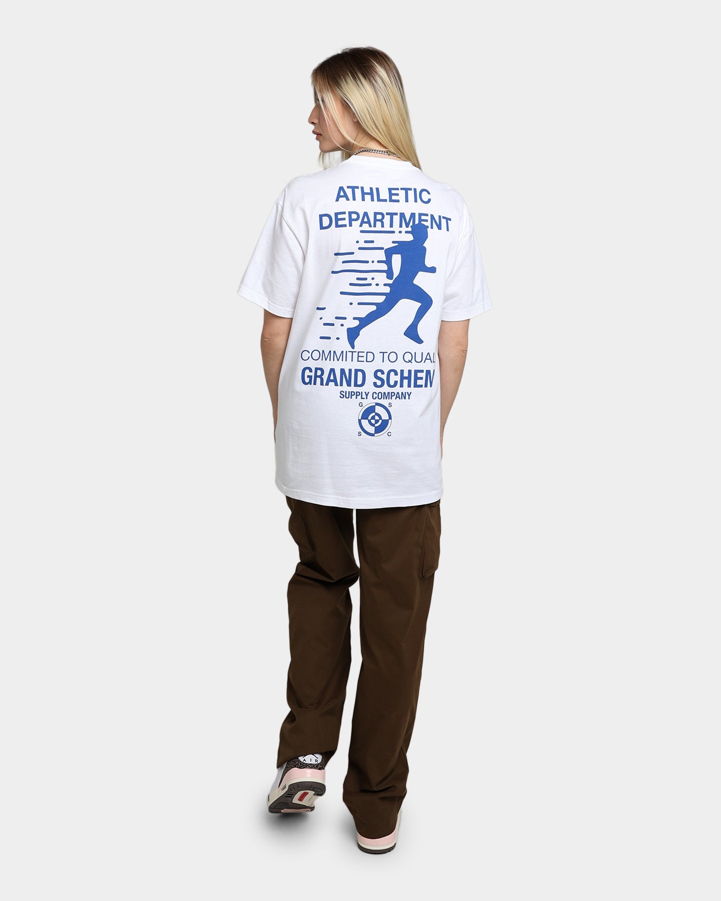 Grand Scheme Athletic Department T-Shirt White Style001