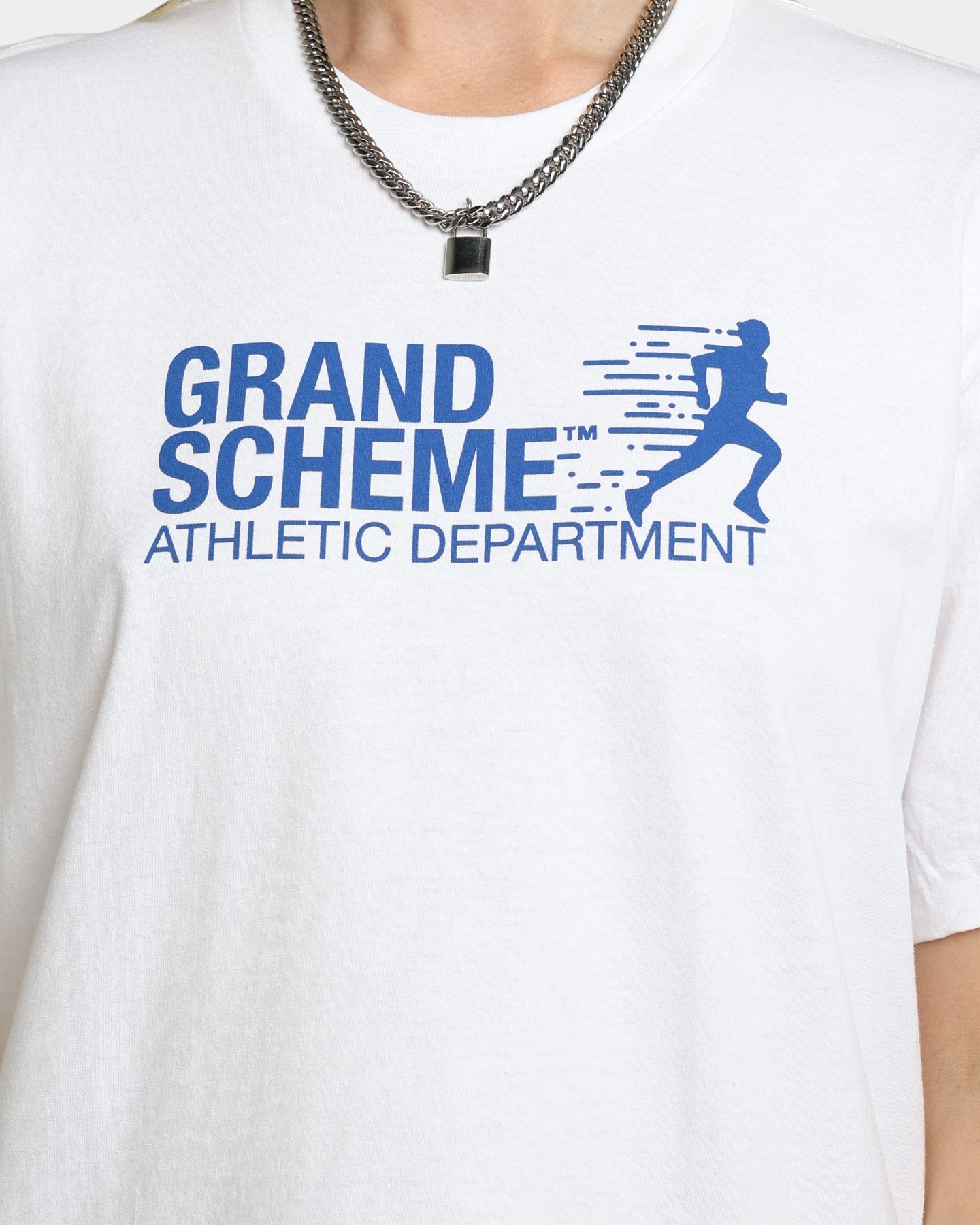 Grand Scheme Athletic Department T-Shirt White Style001