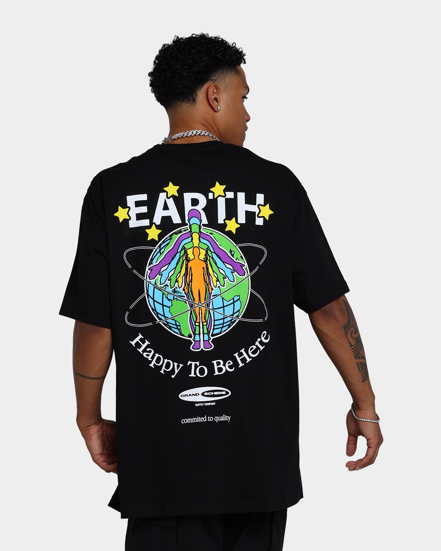 Grand Scheme Earth T-Shirt Black