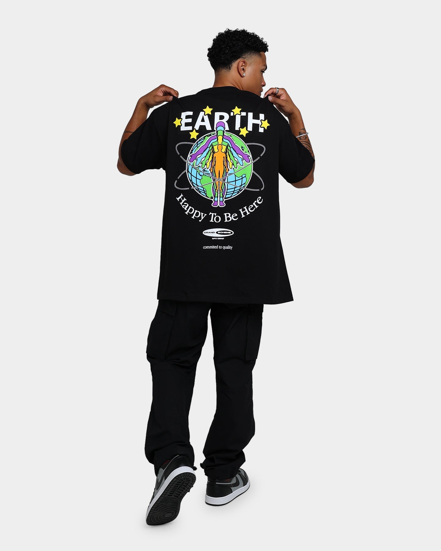 Grand Scheme Earth T-Shirt Black