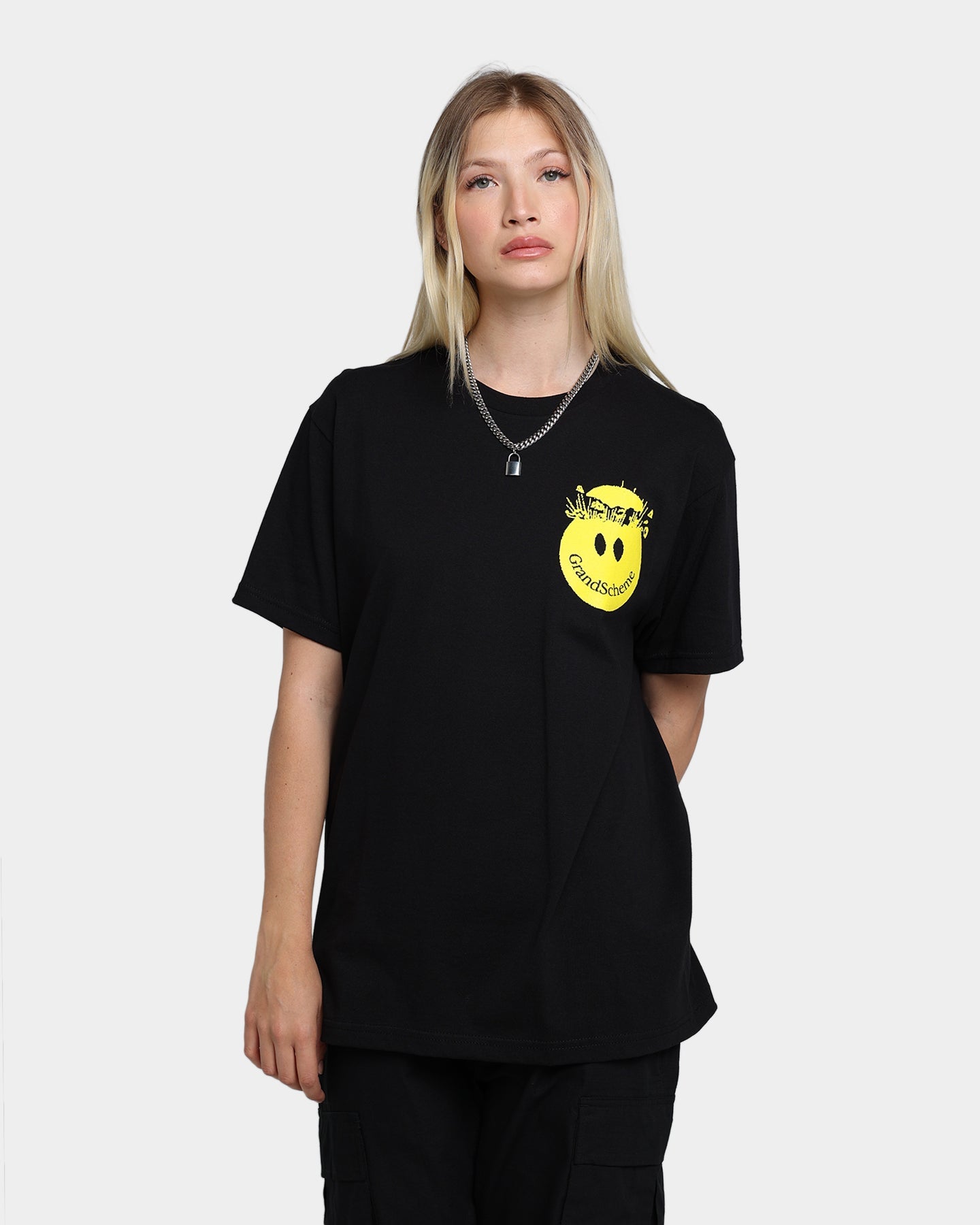 Grand Scheme Earth T-Shirt Black Style001