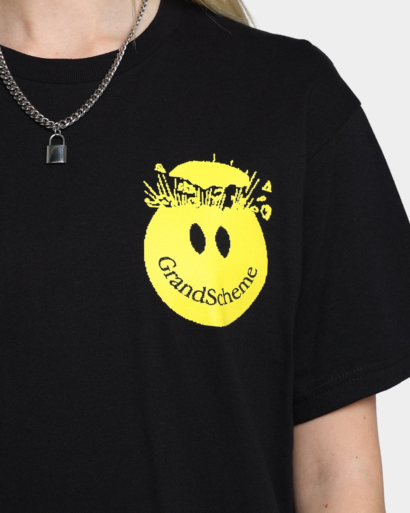 Grand Scheme Earth T-Shirt Black Style001