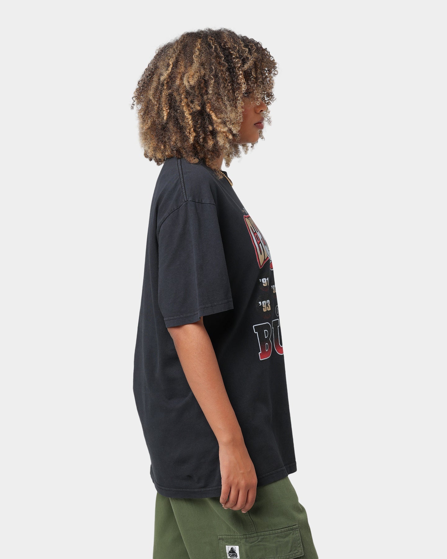 Mitchell & Ness Chicago Bulls Vintage Champ T-Shirt Black Style001