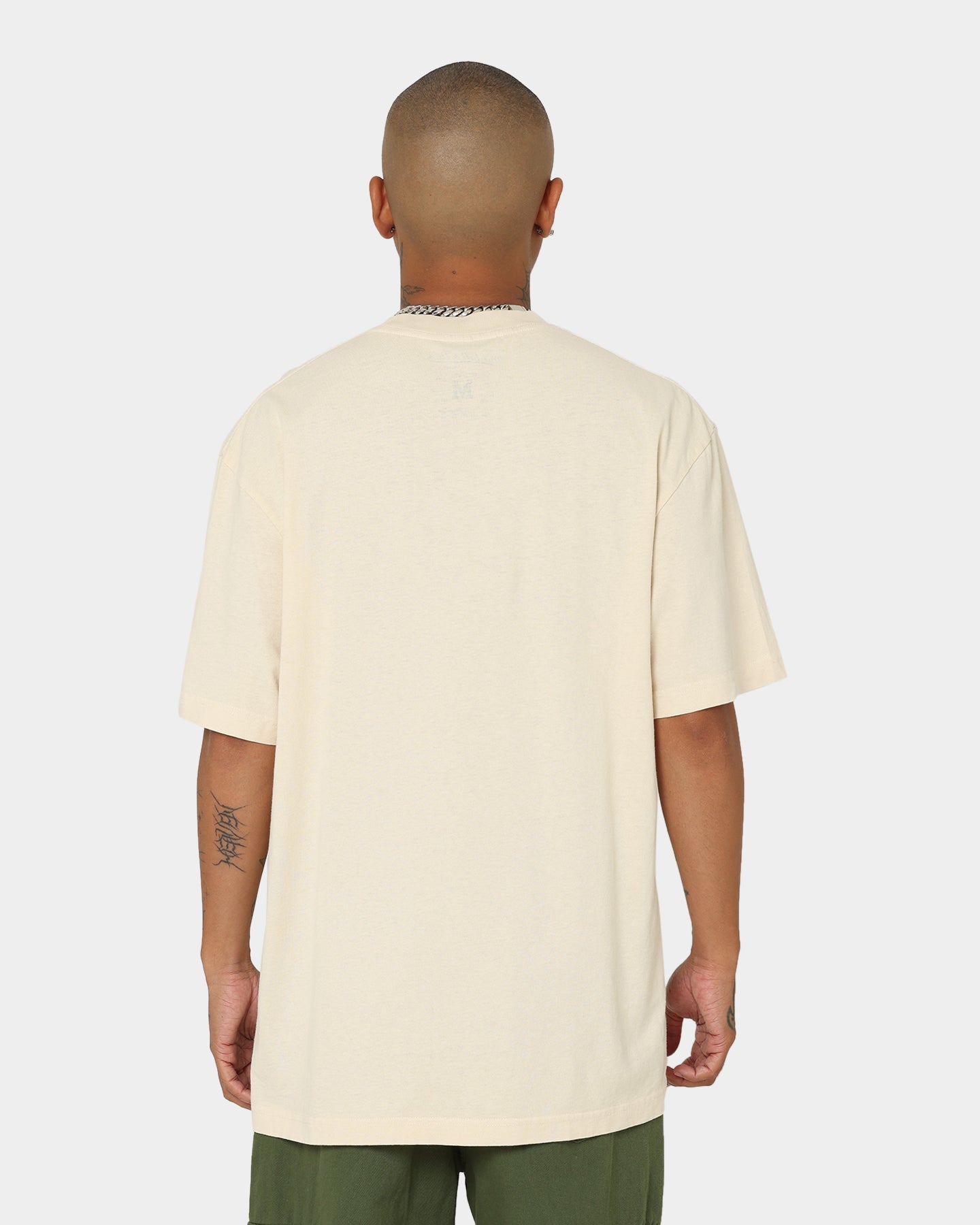 Mitchell & Ness Chicago Bulls Oversized Logo T-Shirt Sand