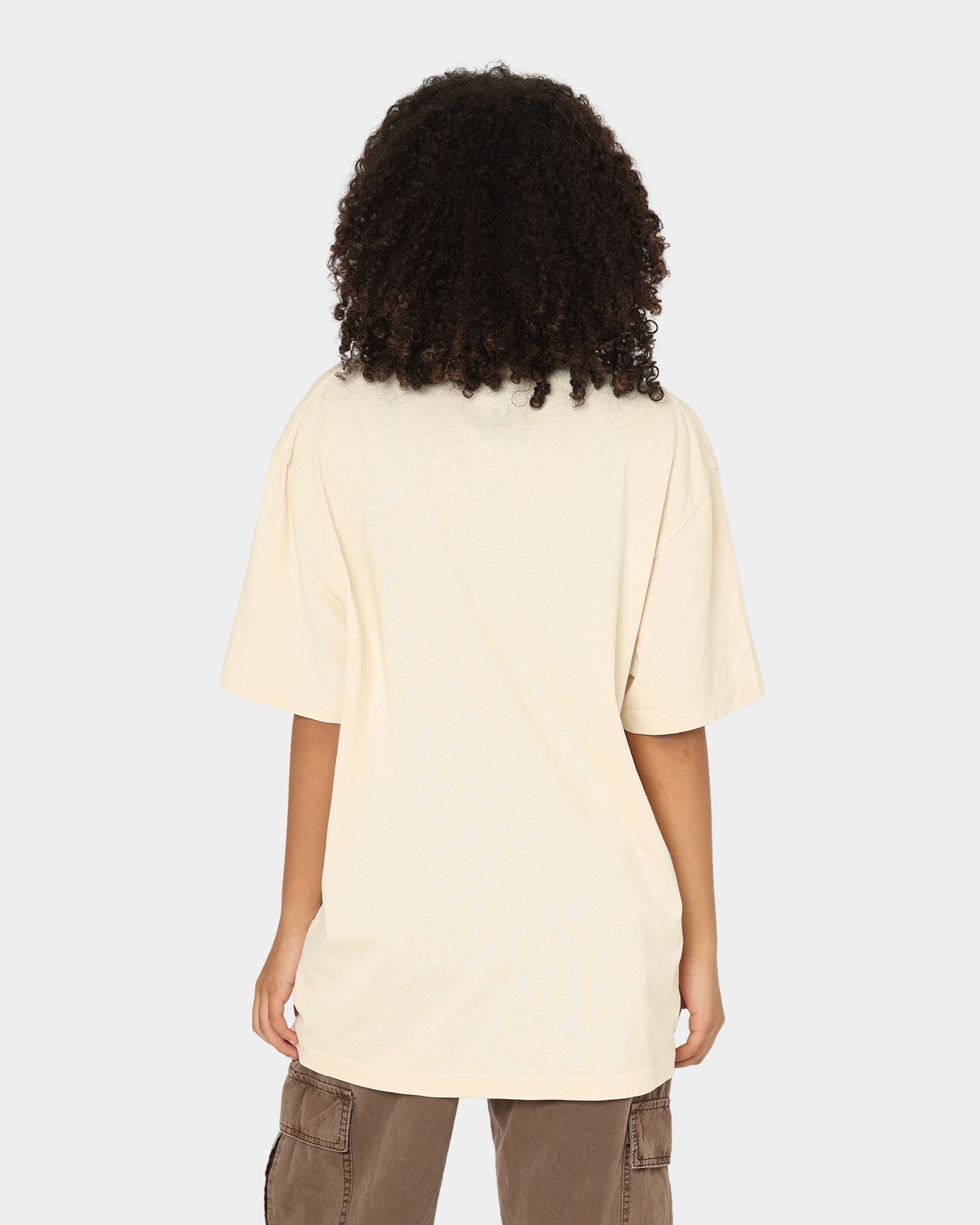 Mitchell & Ness Chicago Bulls Oversized Logo T-Shirt Sand Style001