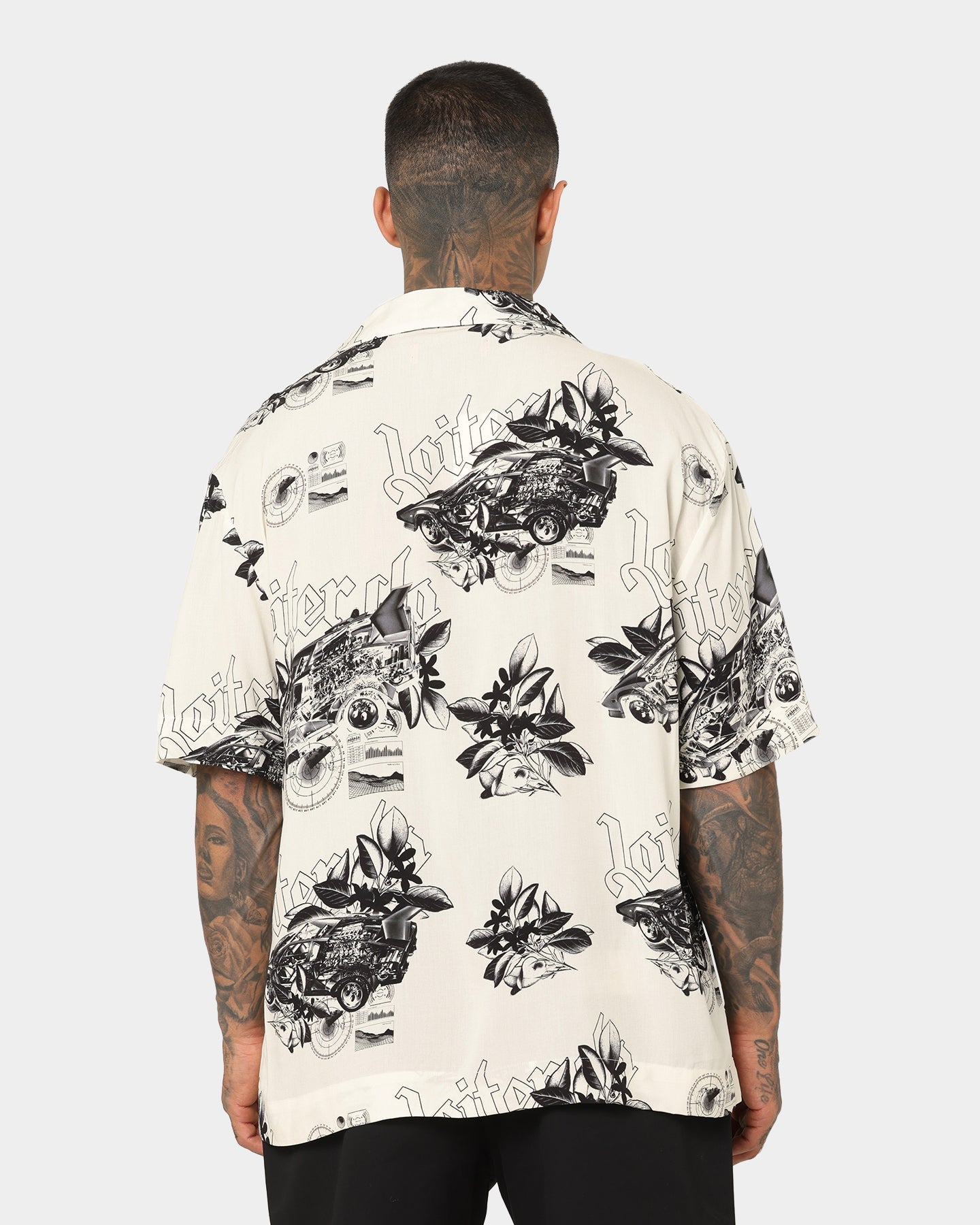 Loiter Motorsport Ultra Button Up Shirt Off White
