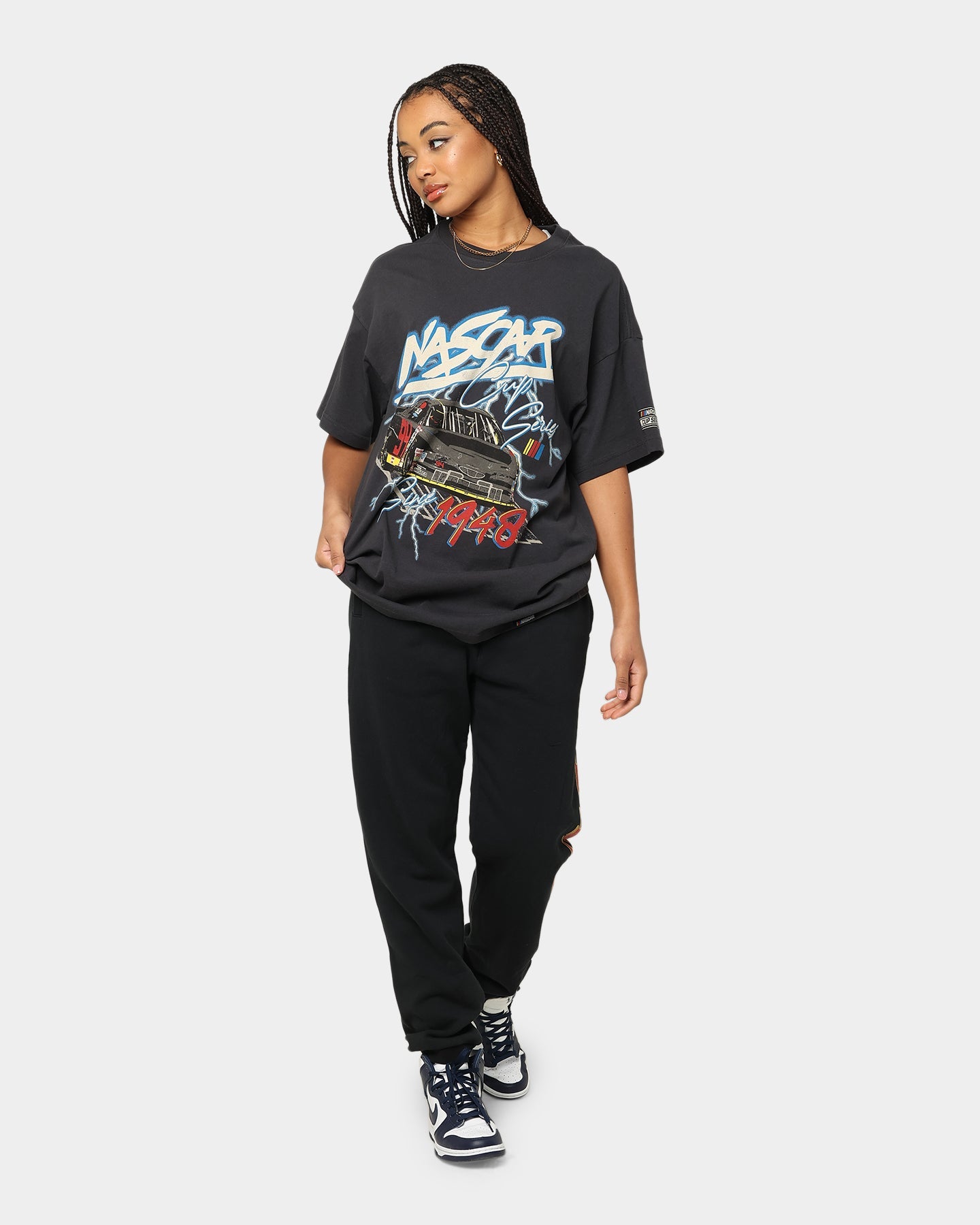 NASCAR Lightning Cup Series T-Shirt Washed Black Style001
