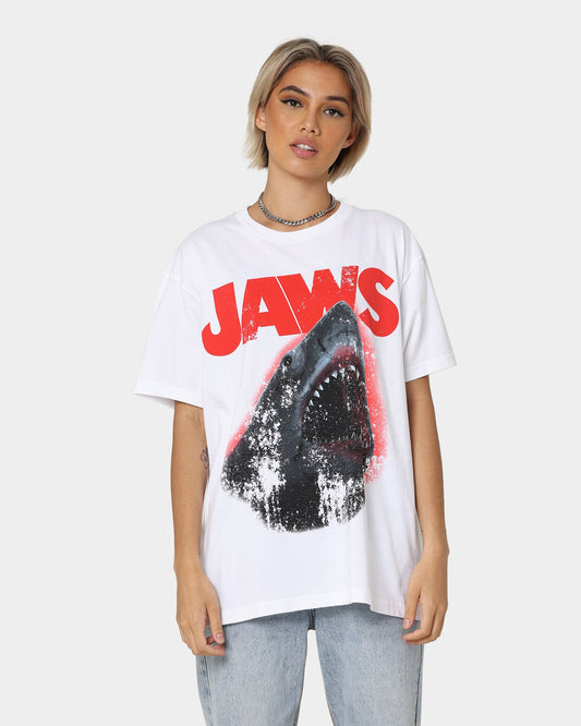 American Thrift Jaws T-Shirt White Style001