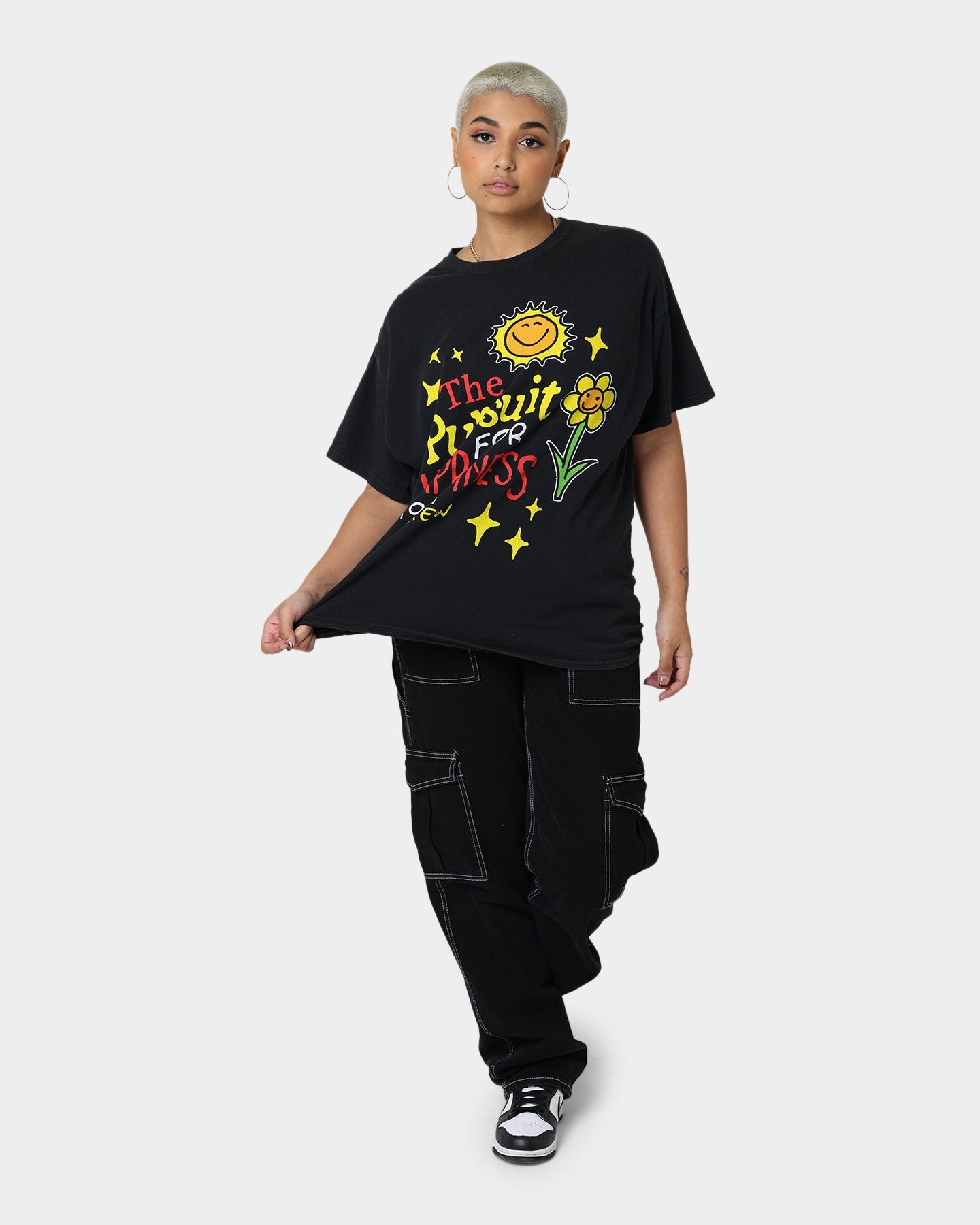 Goat Crew Pursuit 4 Happiness T-Shirt Black Style001