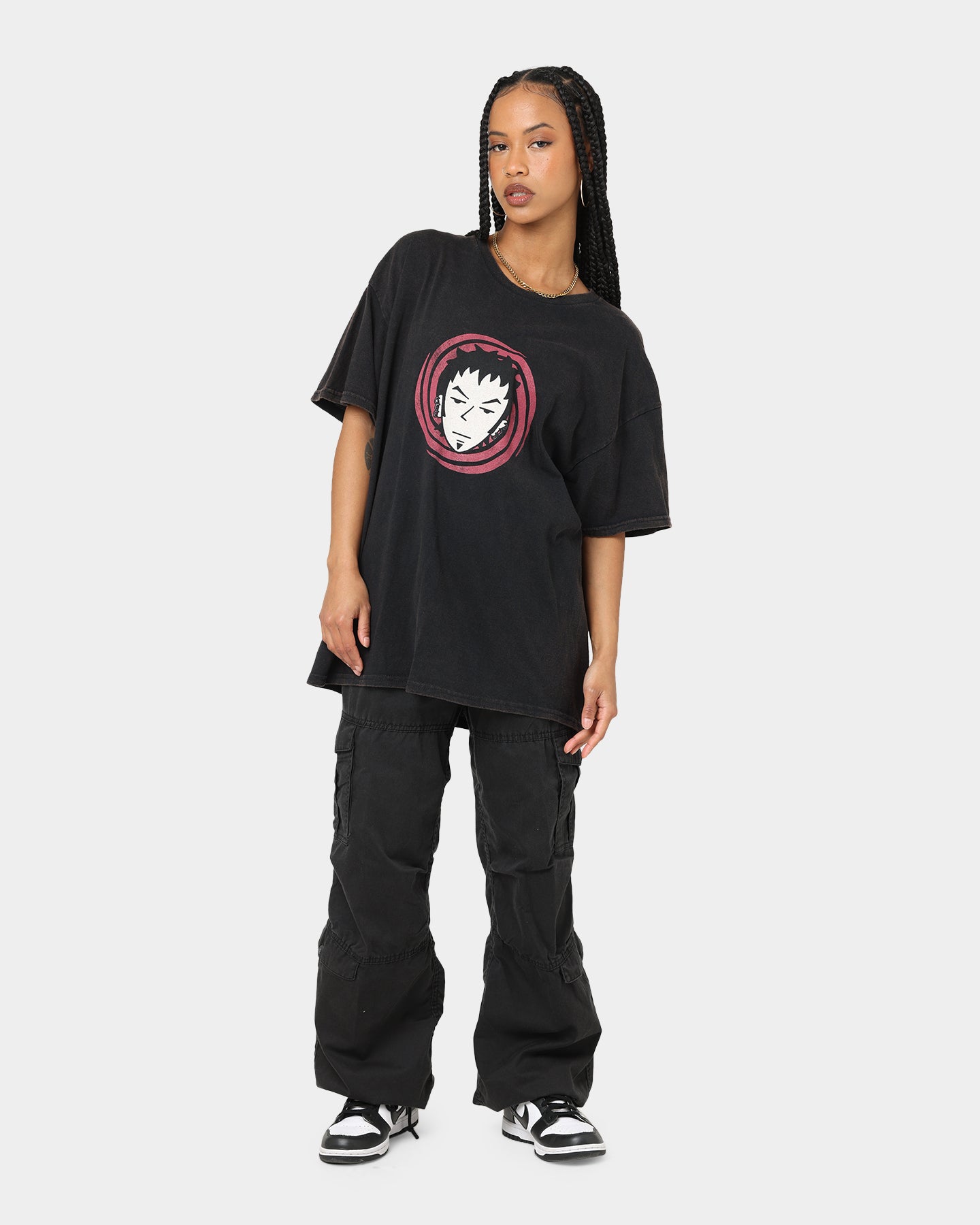 American Thrift X Daria Trent Lane Vintage T-Shirt Black Style001
