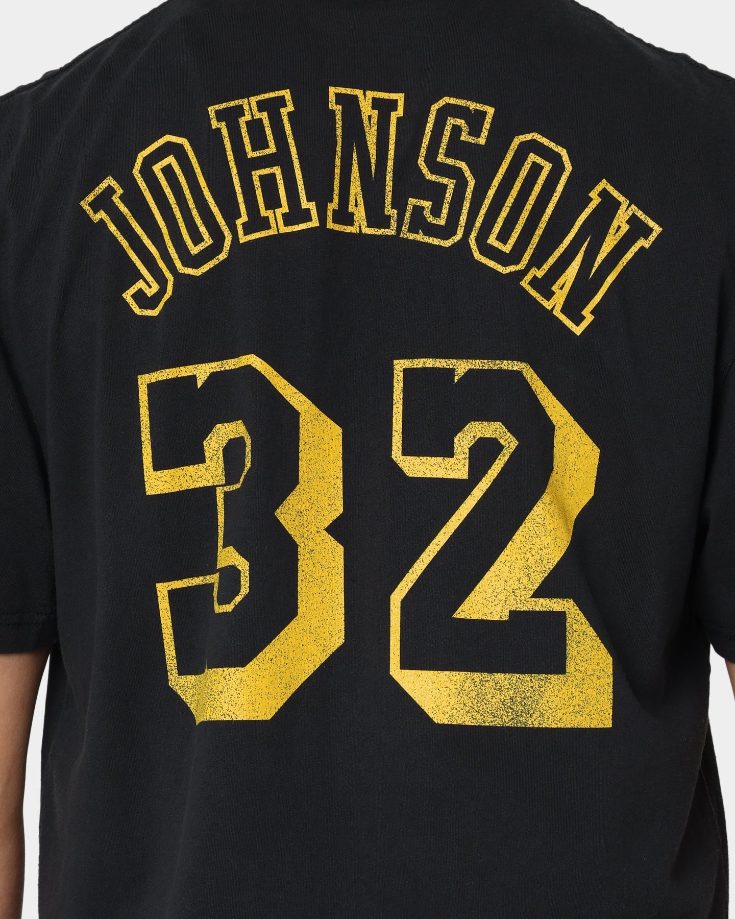 Mitchell & Ness Los Angeles Lakers Magic Johnson #32 N&N Vintage T-Shirt Faded Black
