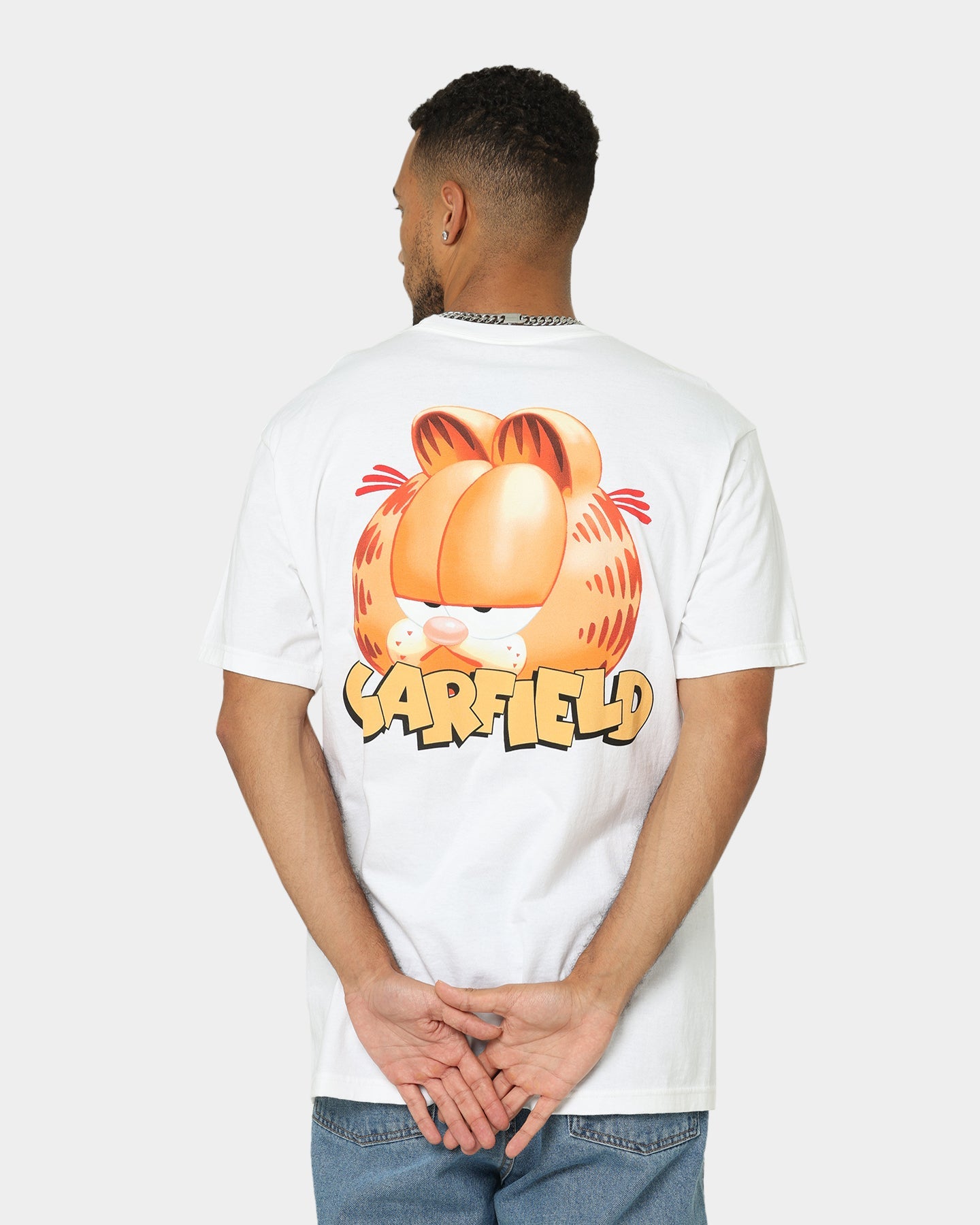 American Thrift X Garfield Face T-Shirt White