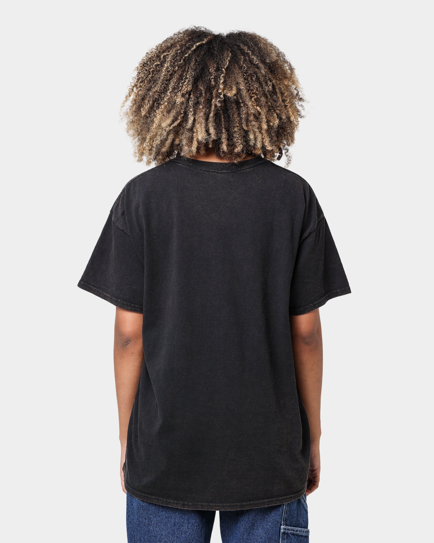 American Thrift X 420 How High Vintage T-Shirt Washed Black Style001