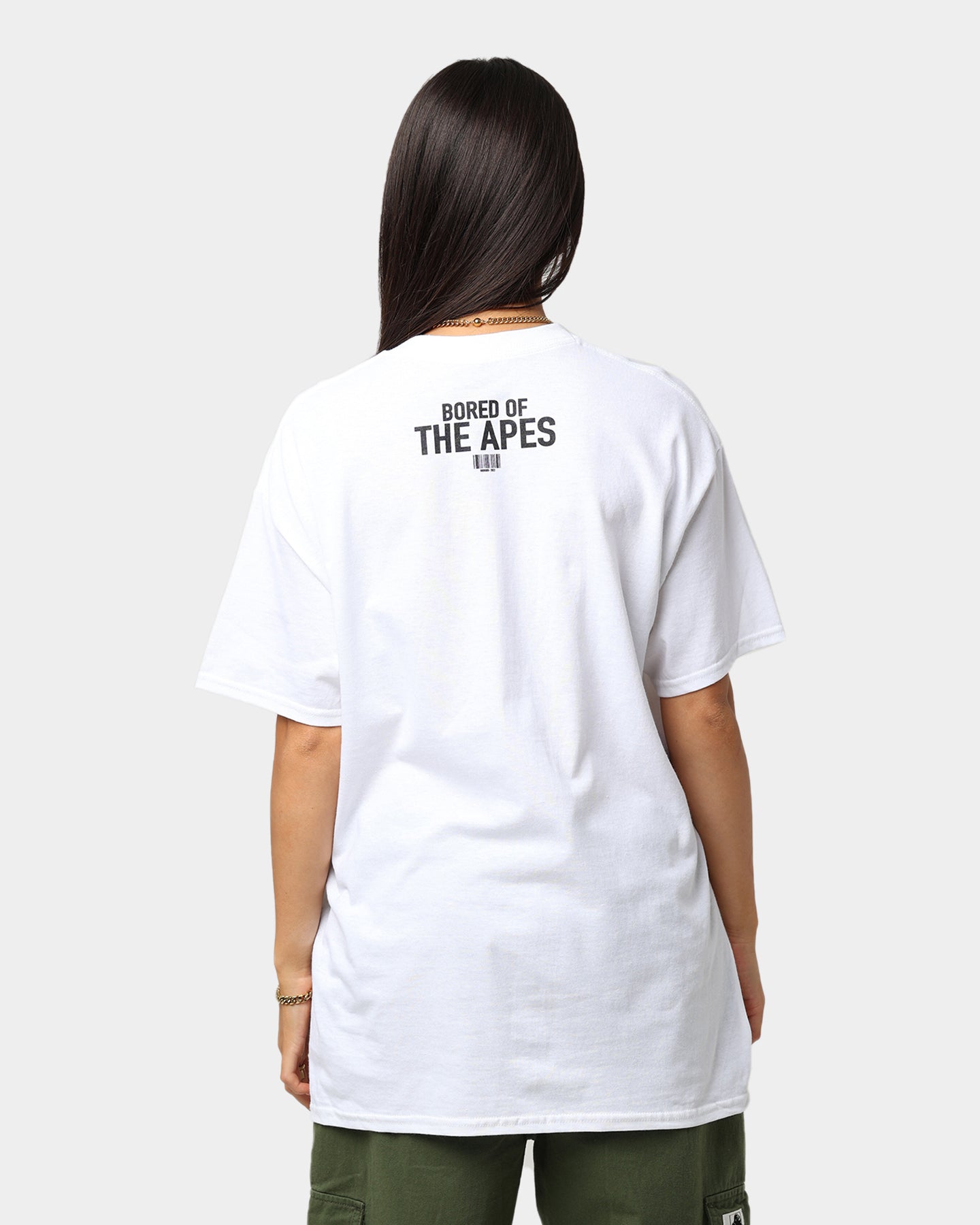 Culture Kings x Champ Medici "Bored Of The Apes" #6723 T-Shirt White Style001